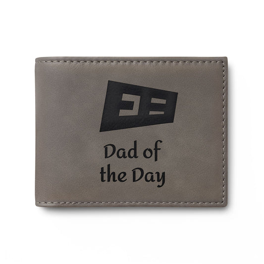 Father's Day Bi-Fold Wallet with Flip — Dad Wallet