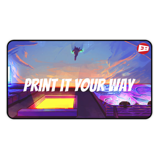 Fragments | Comic Panel Desk Mat