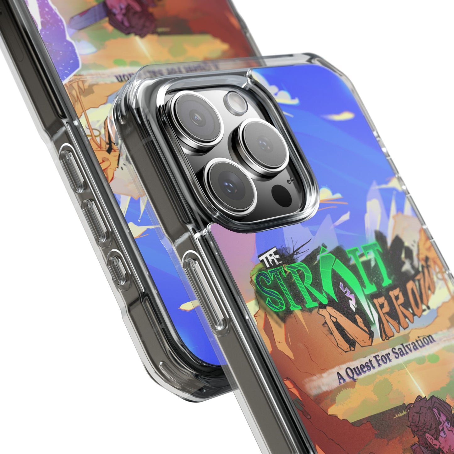 Strait and Narrow Phone Case | Magnetic Clear Impact Case