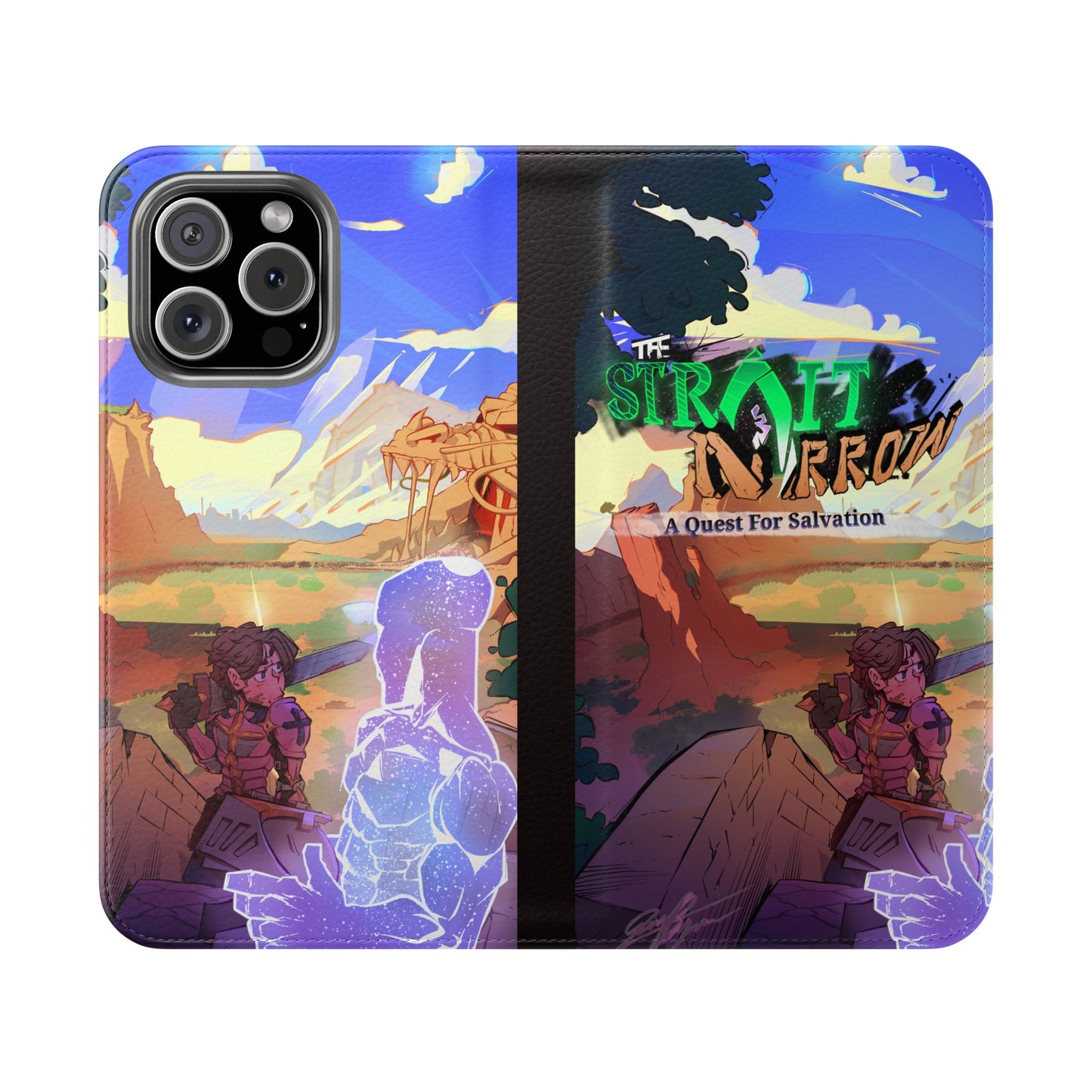 Strait and Narrow | Flip Phone Case