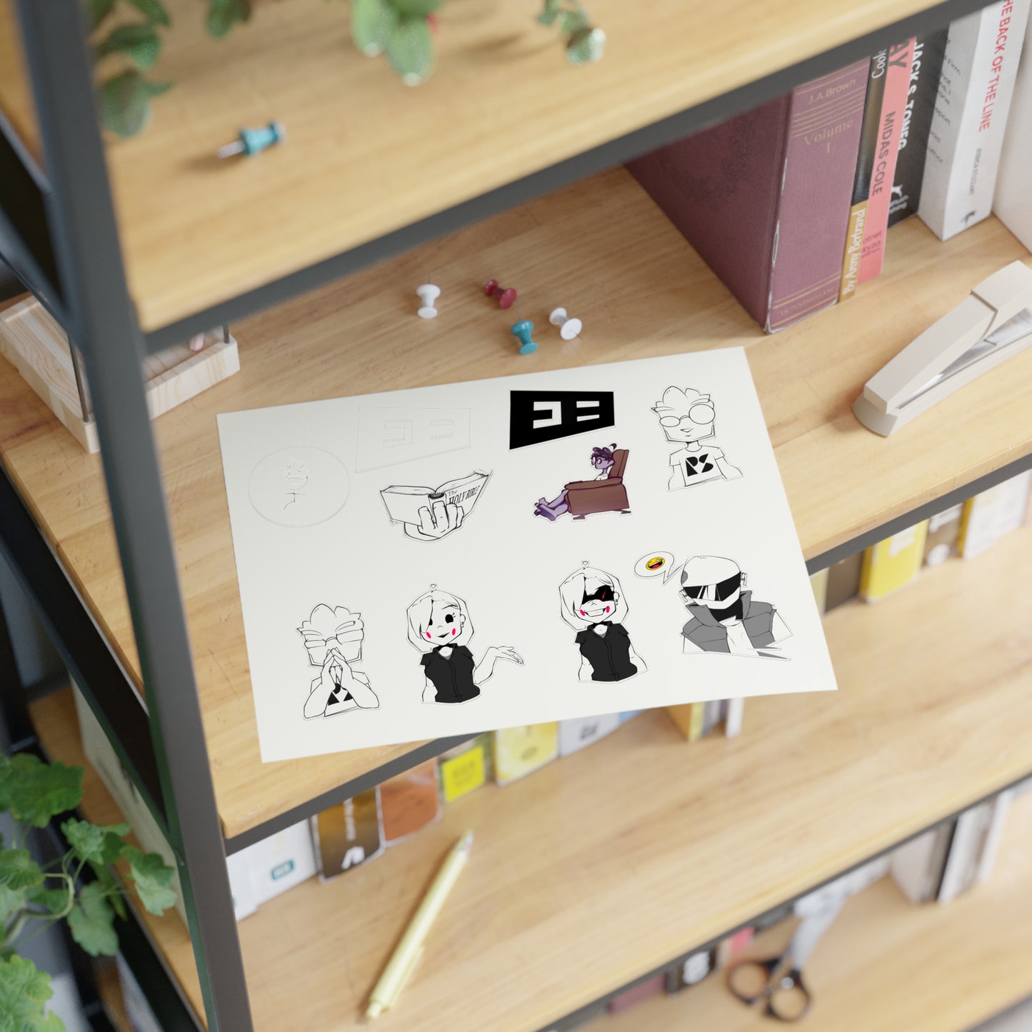 Skitairion Characters | Sticker Sheets | Set #1