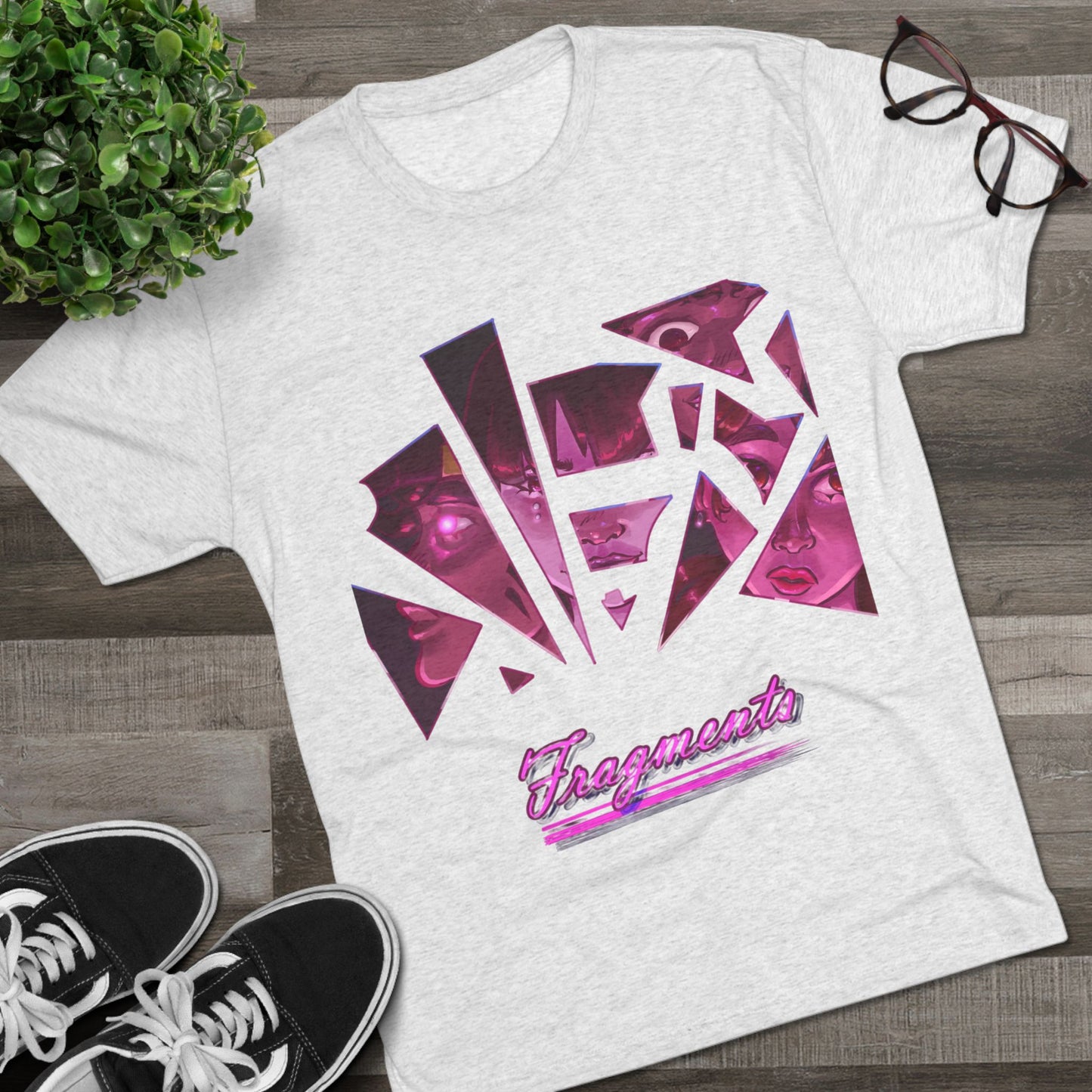 Fragments - Unisex Tri-Blend Crew Tee