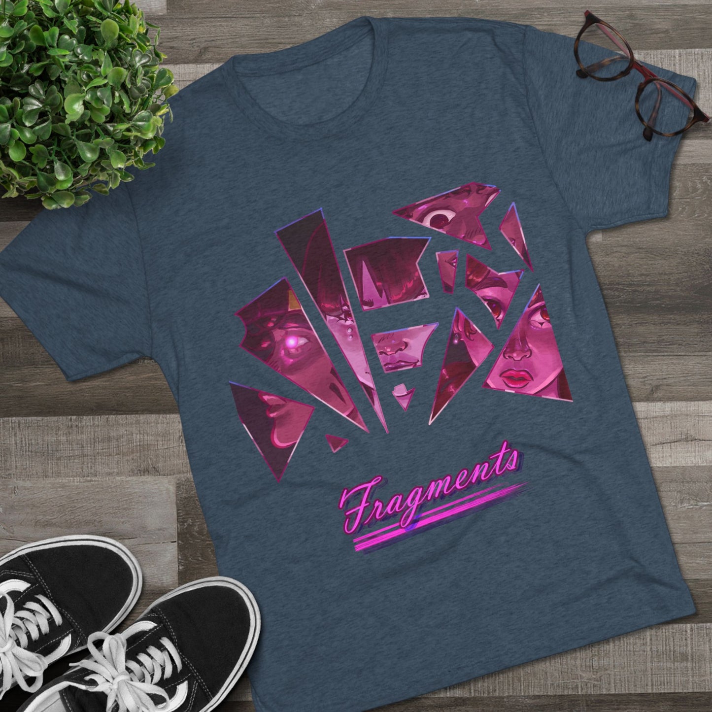Fragments - Unisex Tri-Blend Crew Tee