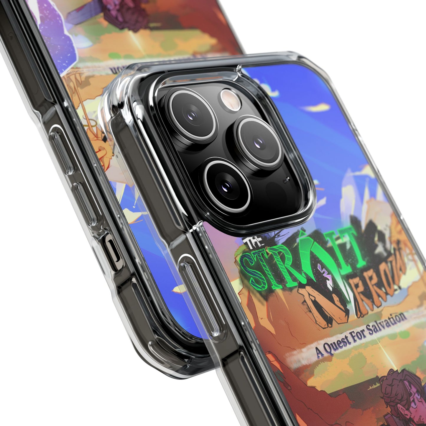 Strait and Narrow Phone Case | Magnetic Clear Impact Case