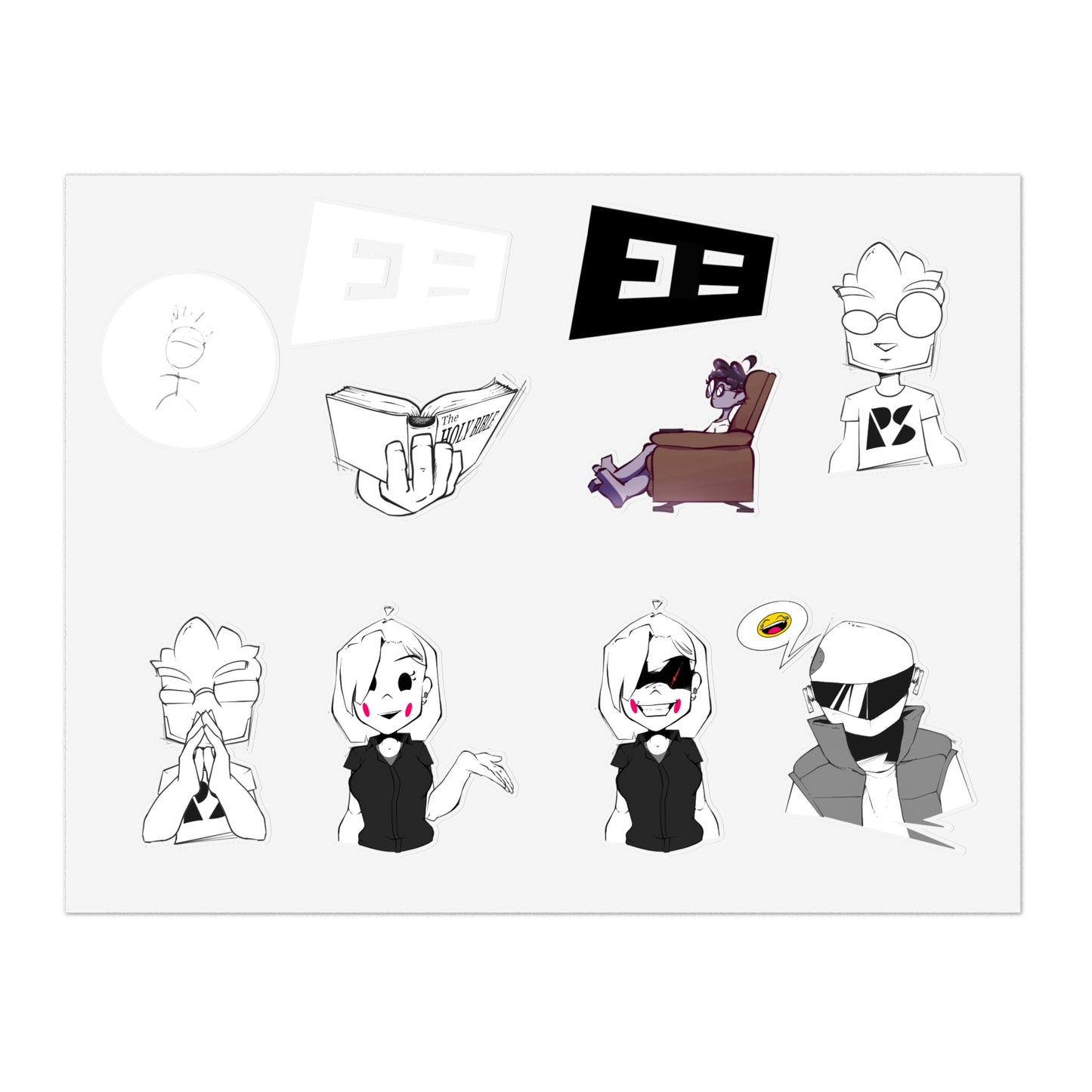 Skitairion Characters | Sticker Sheets | Set #1