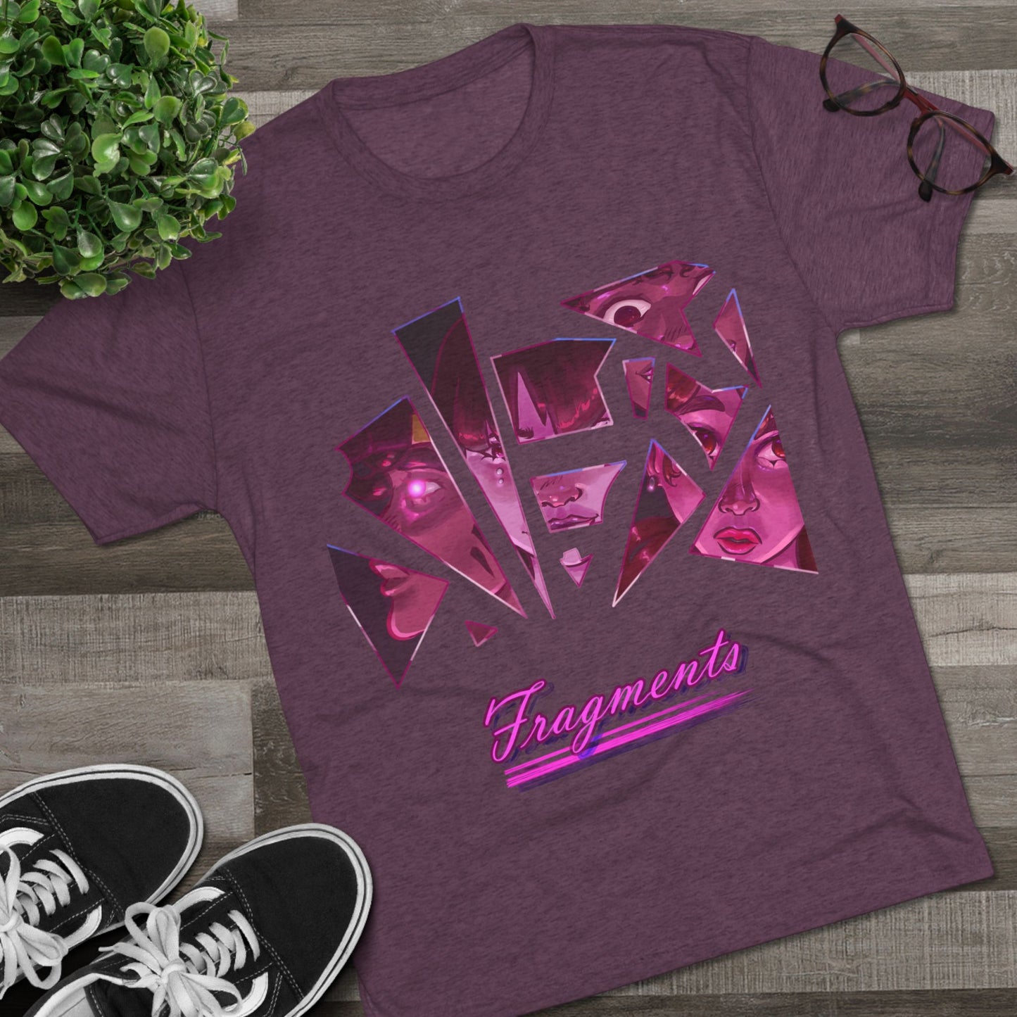 Fragments - Unisex Tri-Blend Crew Tee