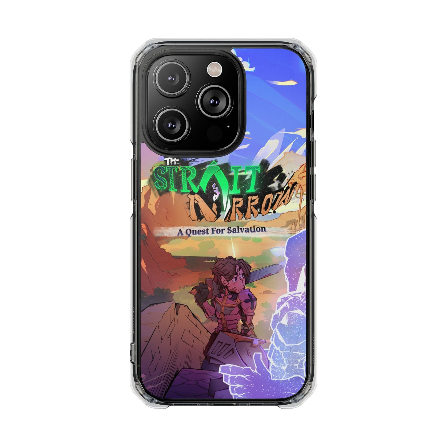 Strait and Narrow Phone Case | Magnetic Clear Impact Case