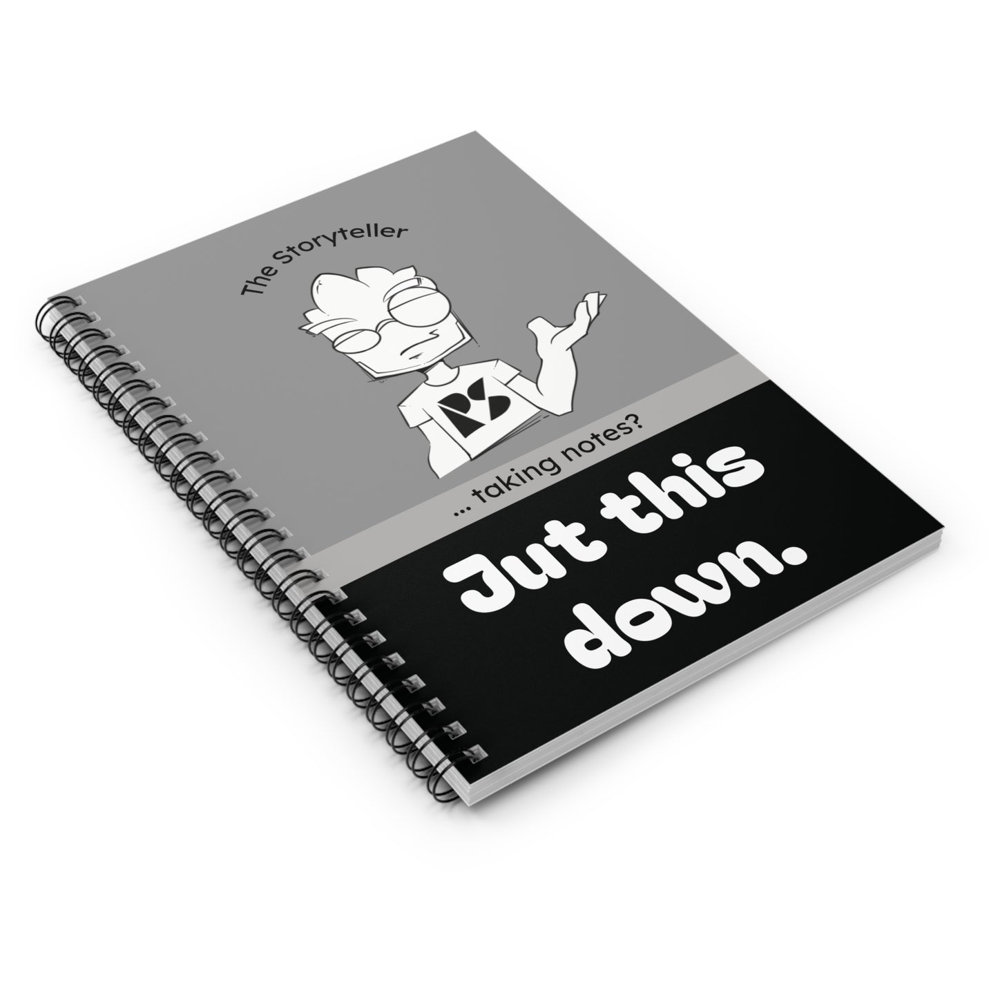 Silly Storyteller Spiral Notebook — Ruled Writing Journal for Kids & Creative Writers