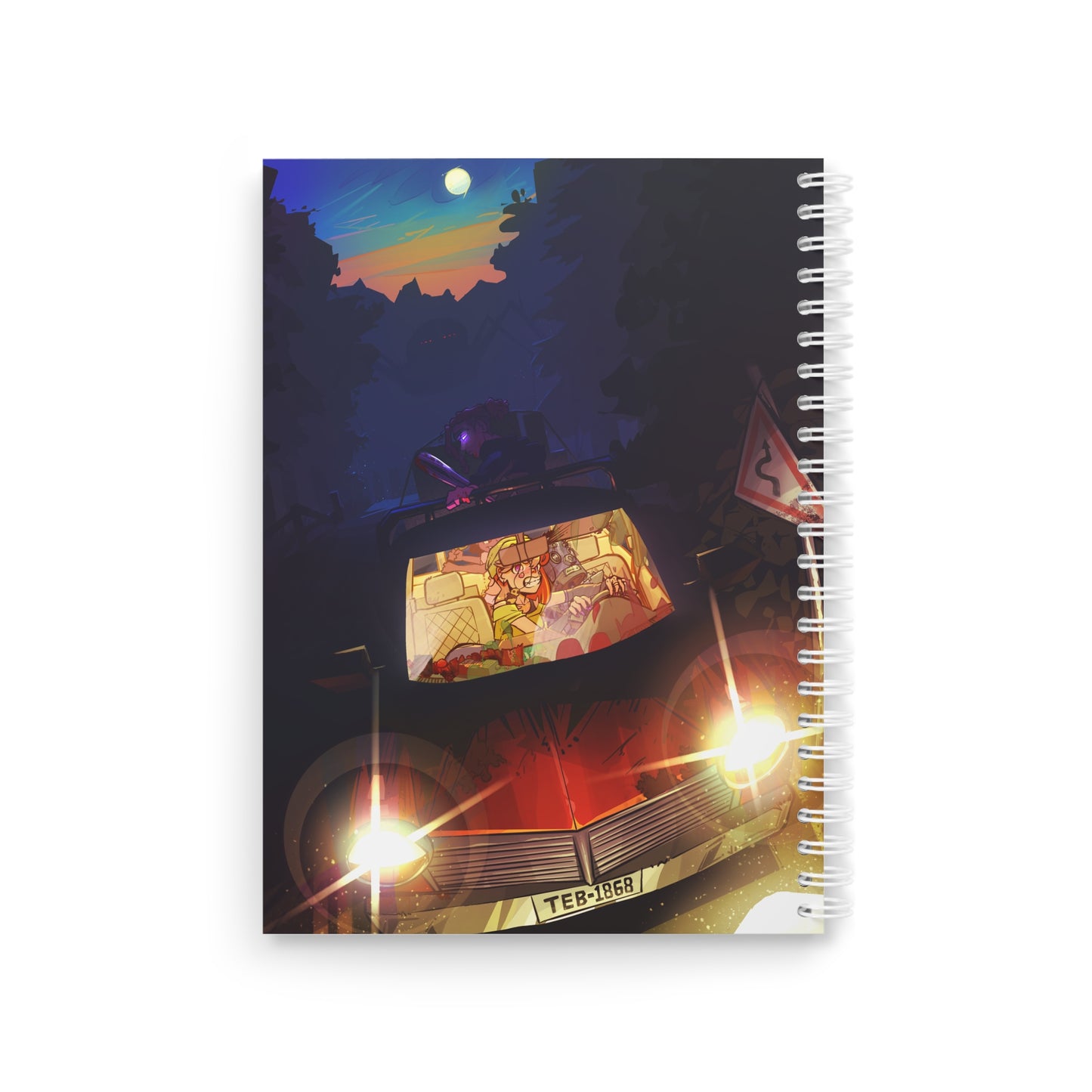 Spiral Notebook — Concept Novel Cover Design