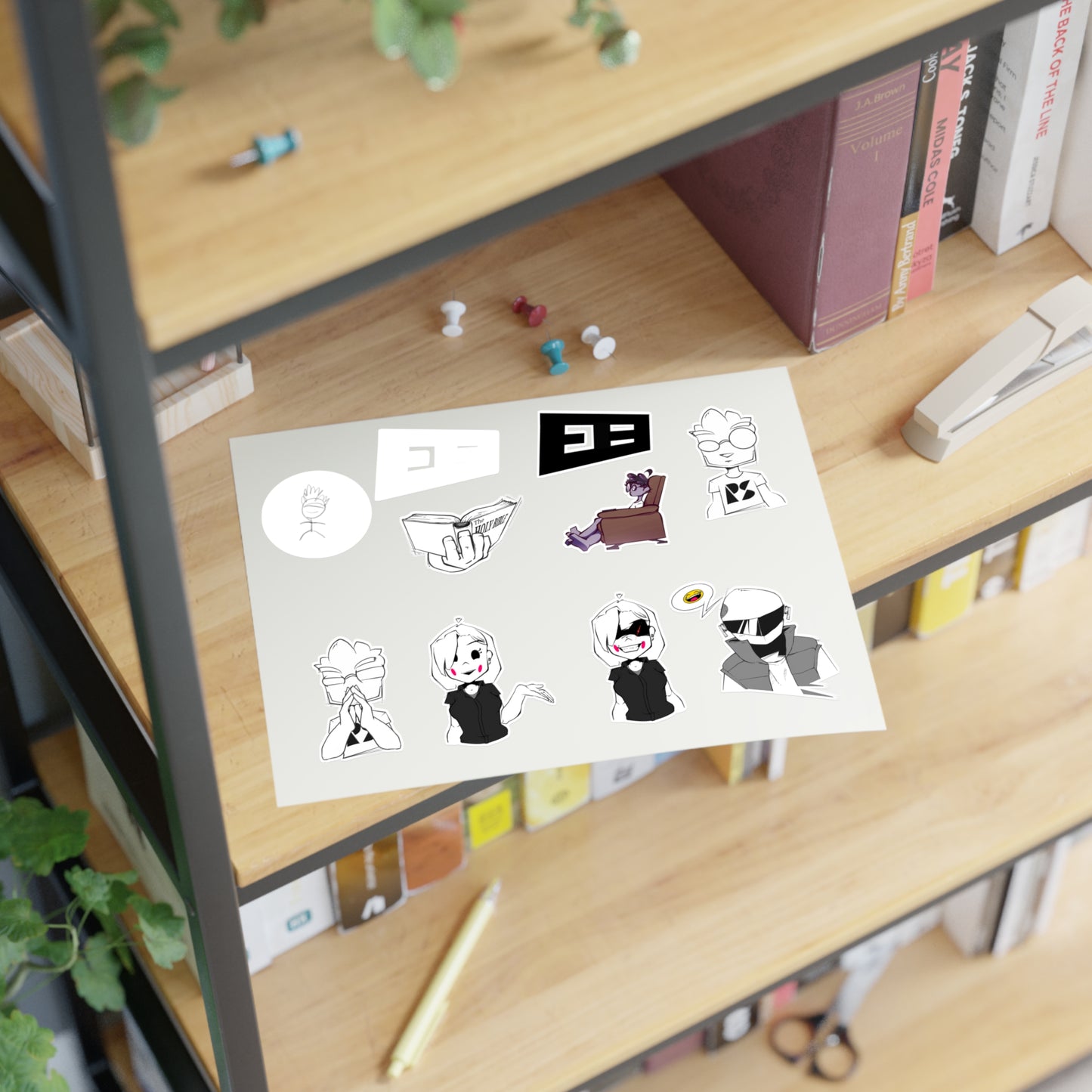 Skitairion Characters | Sticker Sheets | Set #1