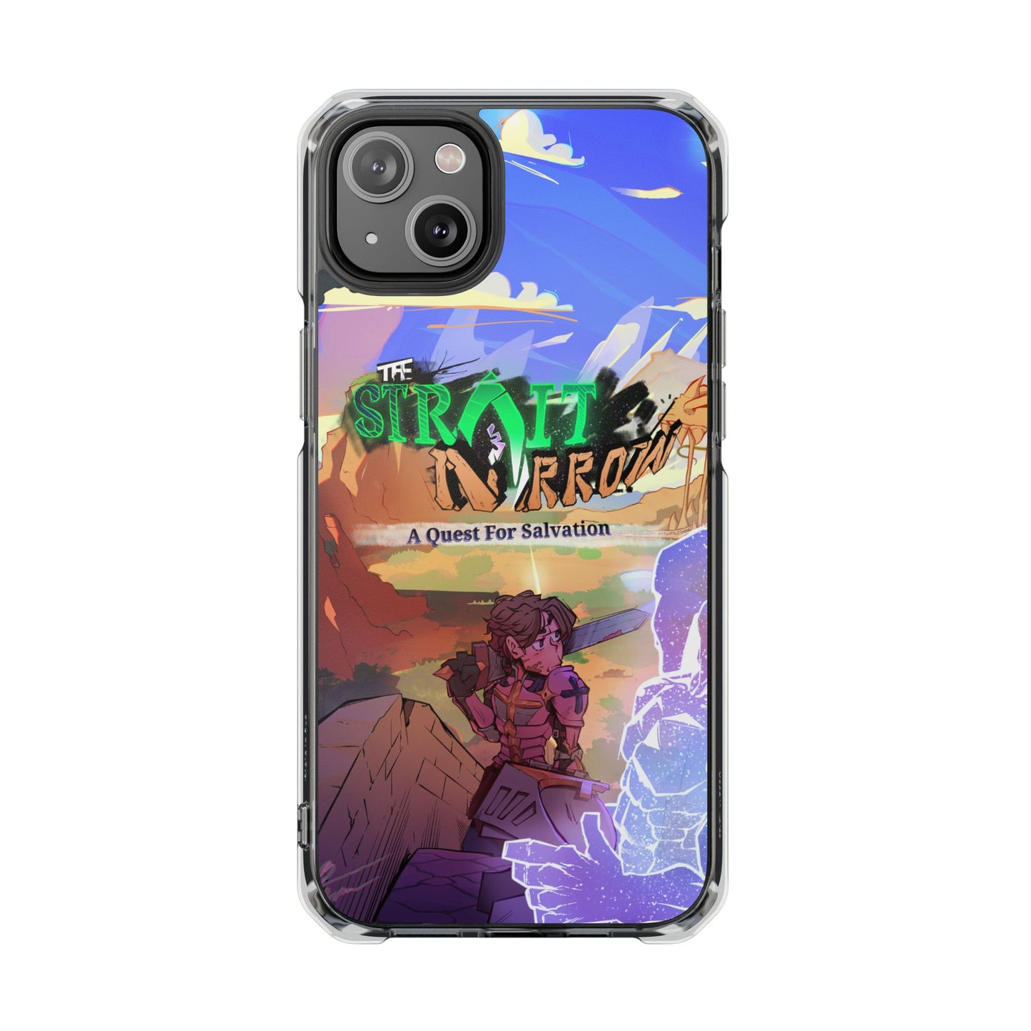 Strait and Narrow Phone Case | Magnetic Clear Impact Case