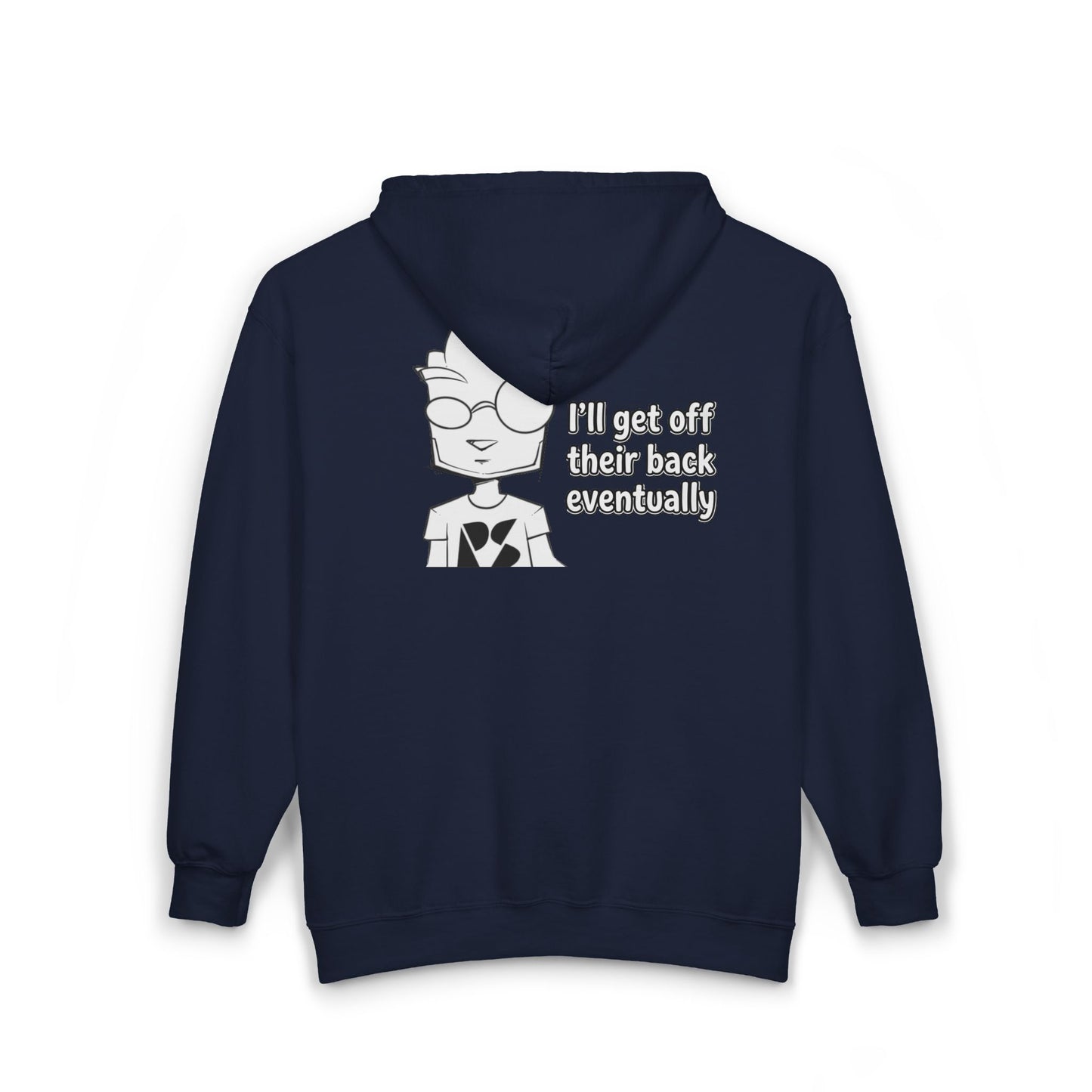 Off My Back Storyteller | Funny Zip Hoodie