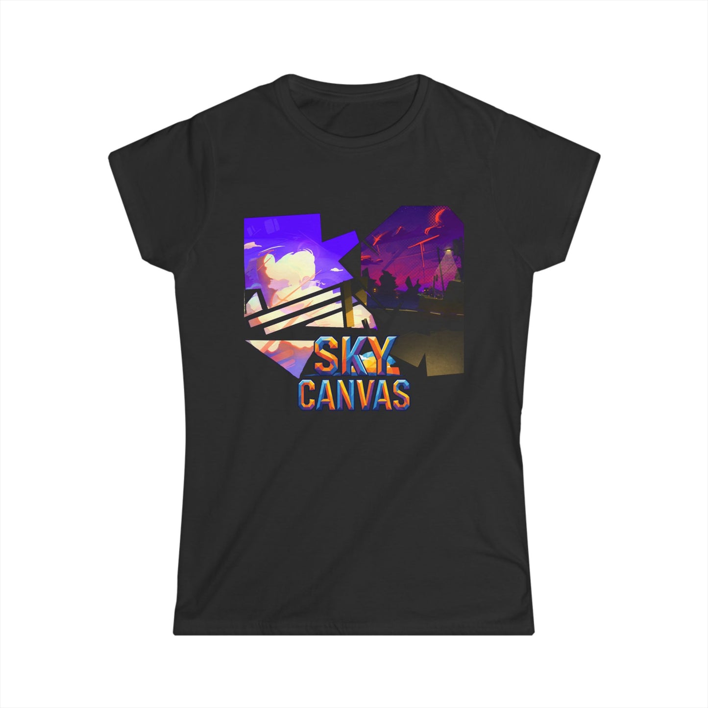 Sky Canvas Women's Tee | Sky Gazing Nature Graphic