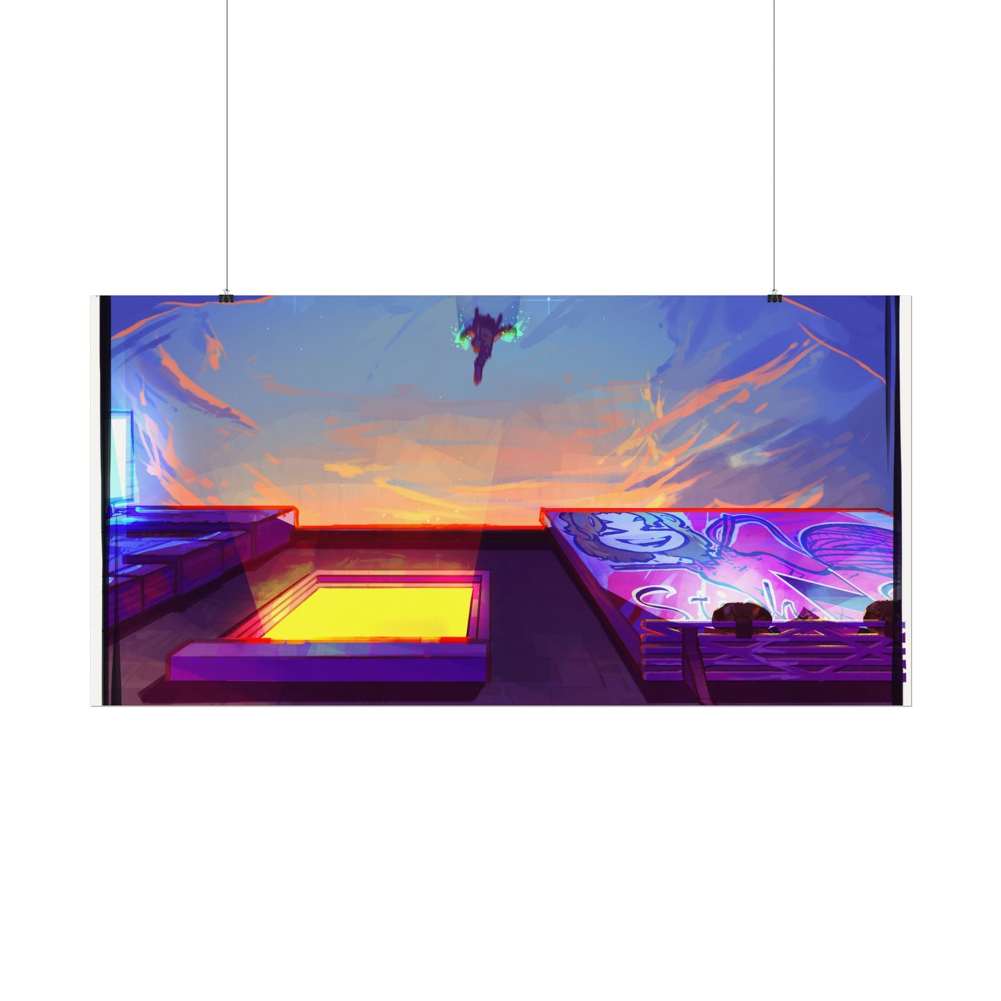 Fragments Comic Panel | Watercolor Matte Posters