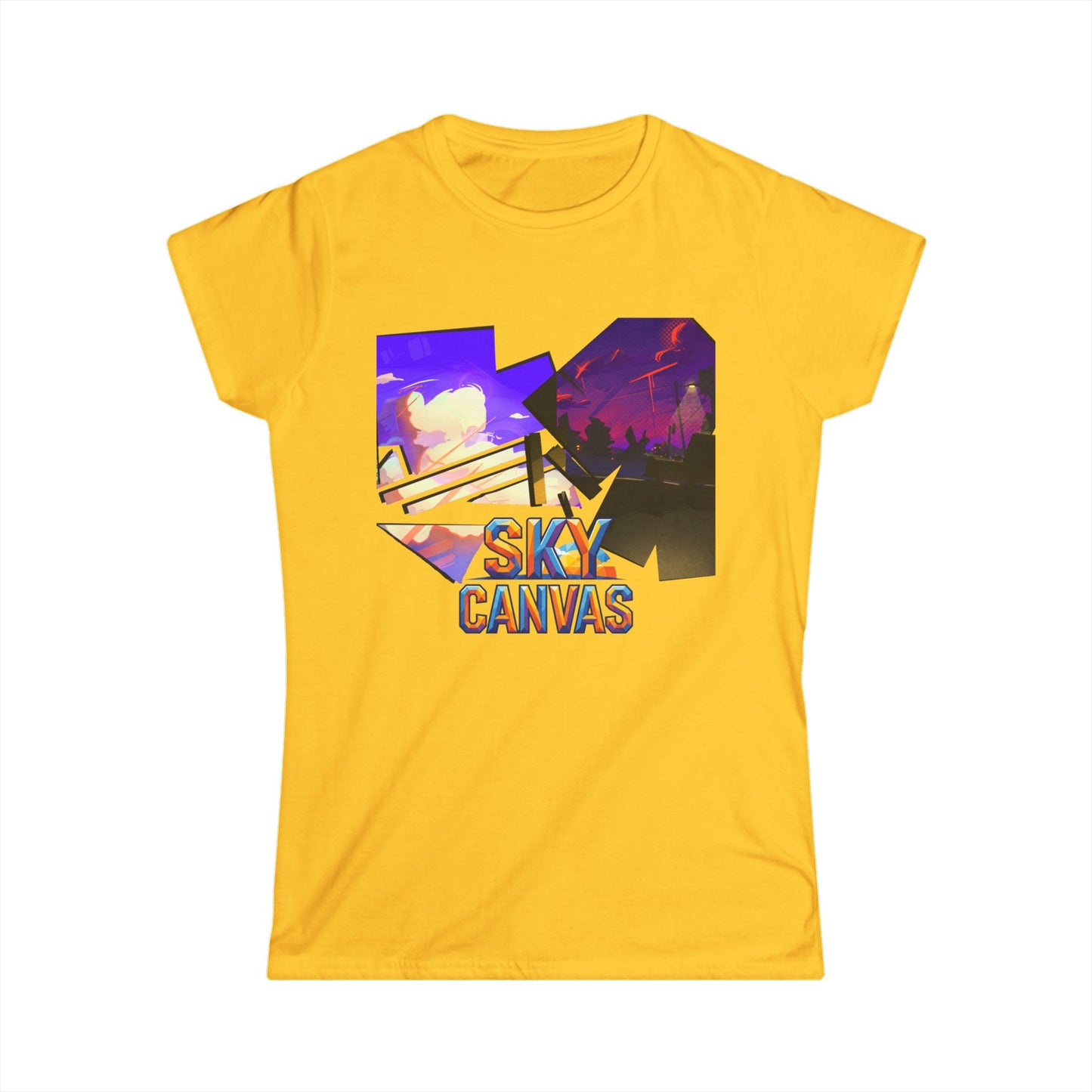 Sky Canvas Women's Tee | Sky Gazing Nature Graphic