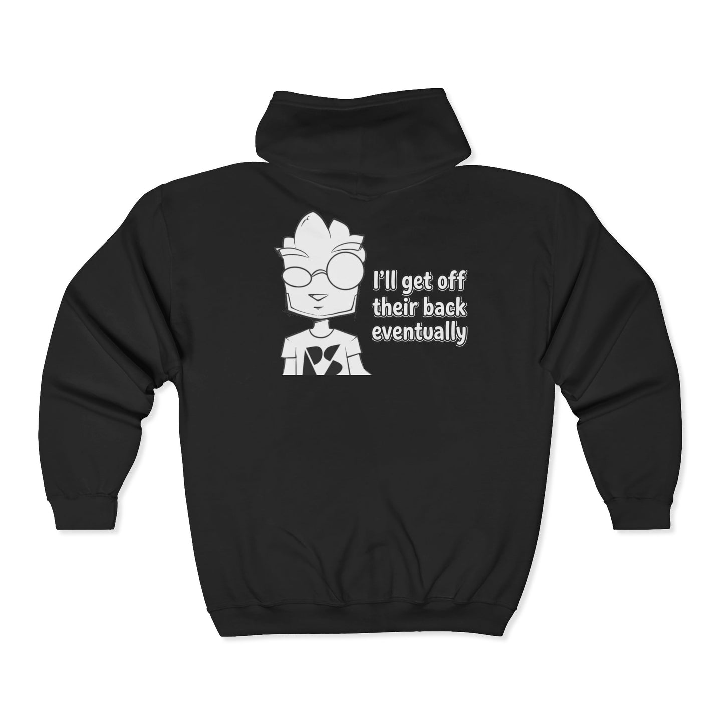 Off My Back Storyteller | Funny Zip Hoodie