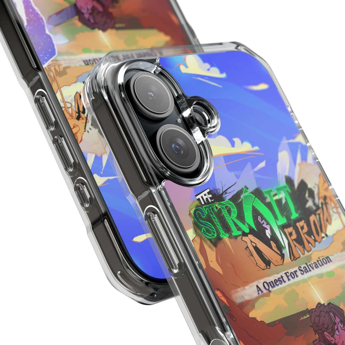 Strait and Narrow Phone Case | Magnetic Clear Impact Case