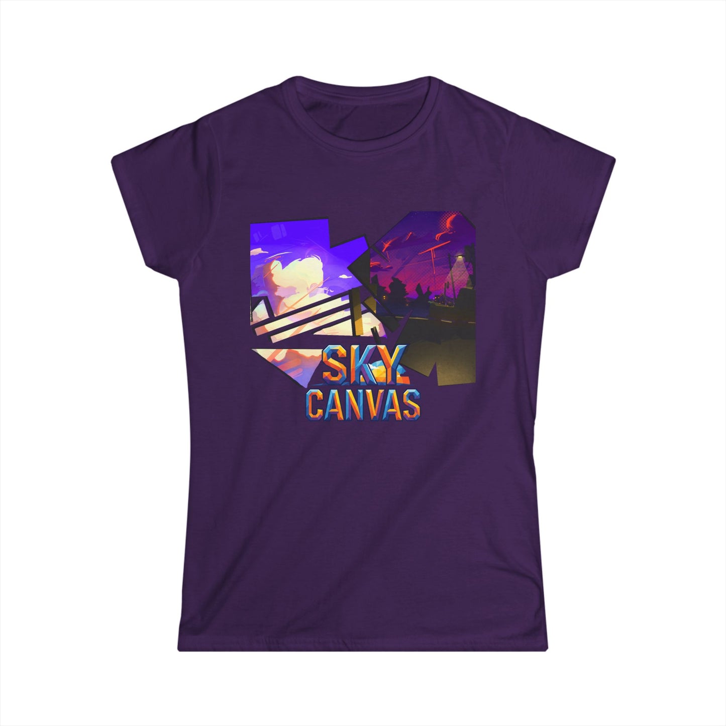Sky Canvas Women's Tee | Sky Gazing Nature Graphic