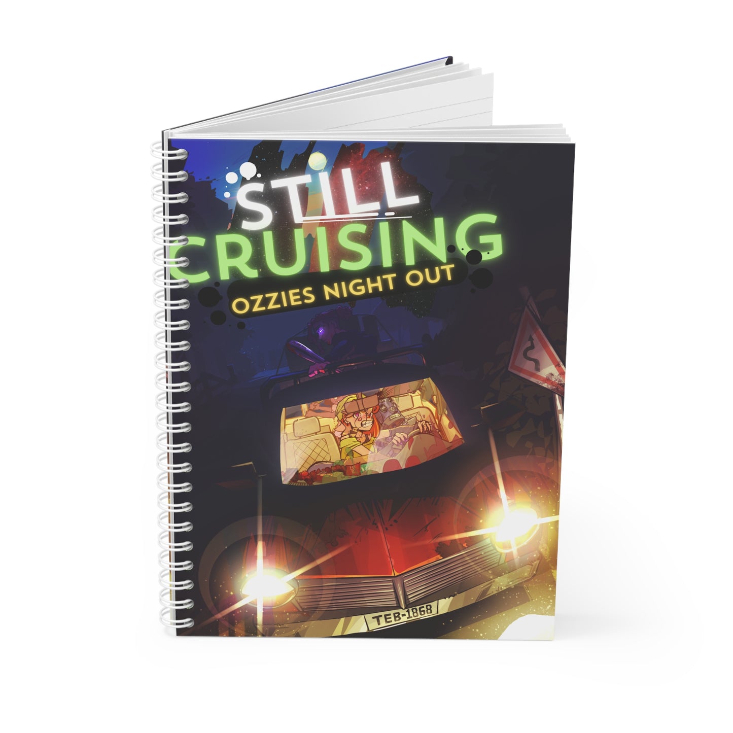 Spiral Notebook — Concept Novel Cover Design