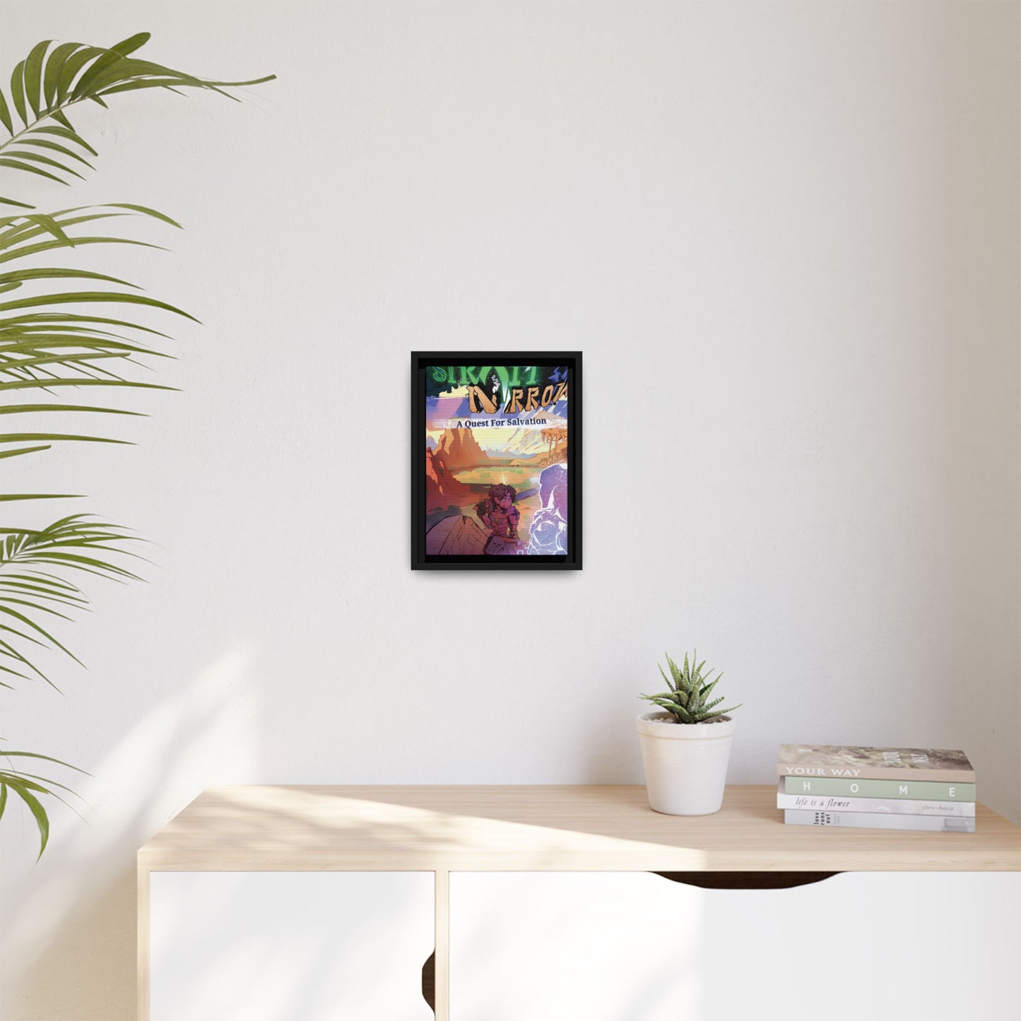 Strait and Narrow | Matte Canvas Wall Art (Framed)