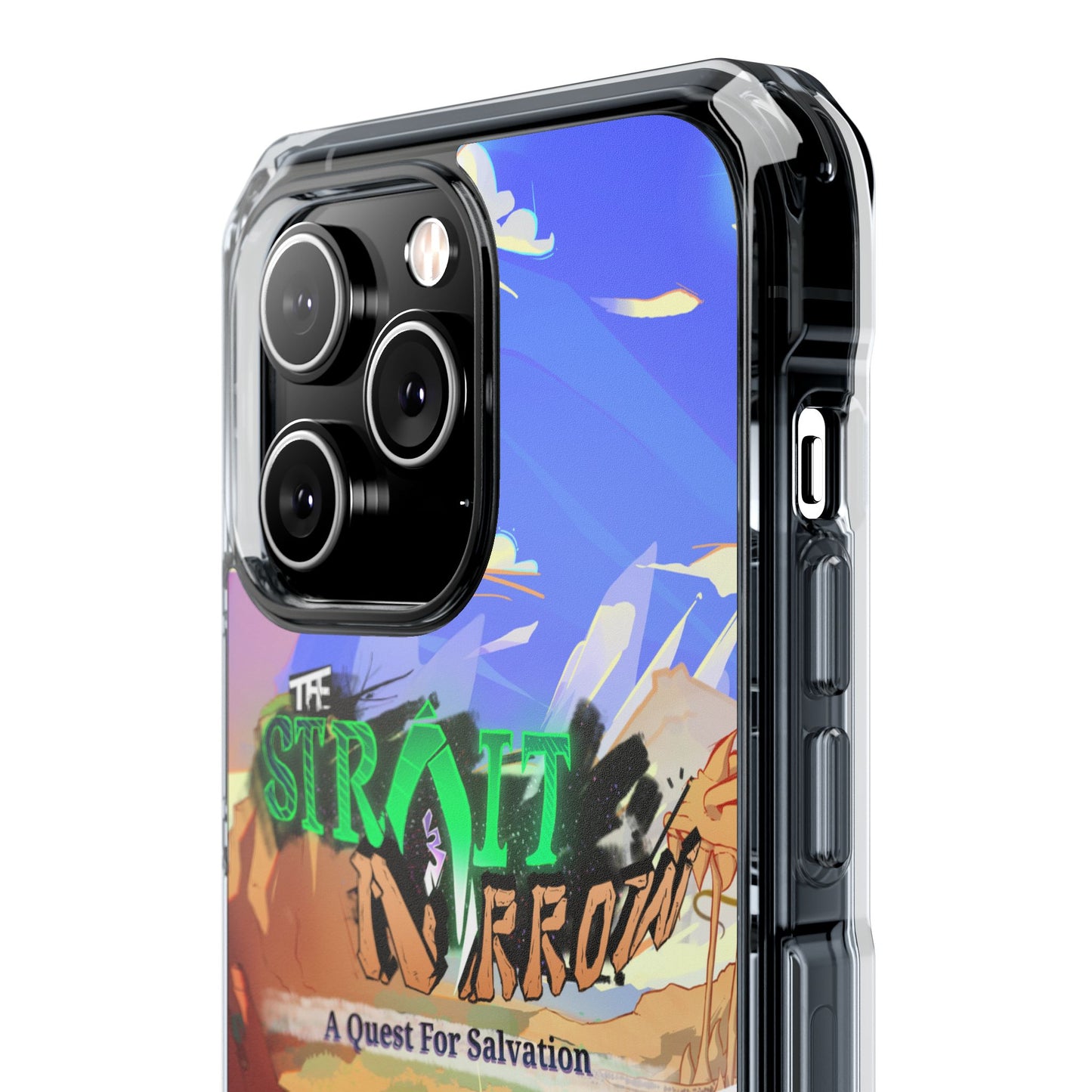 Strait and Narrow Phone Case | Magnetic Clear Impact Case