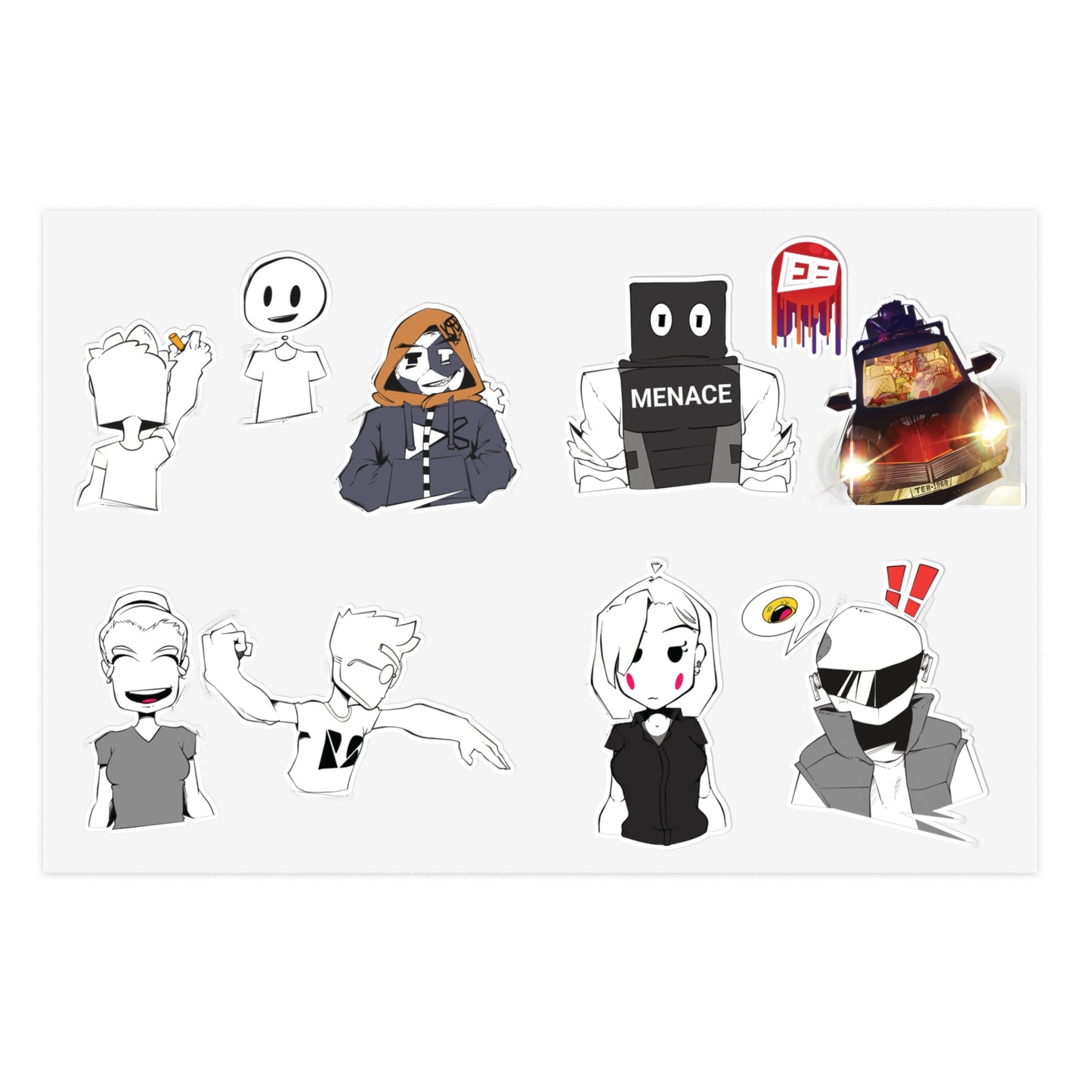 Skitairion Characters | Sticker Sheets | Set #2