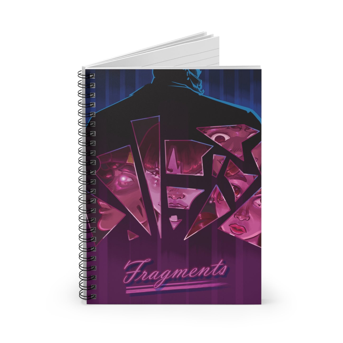 Fragments Spiral Notebook — Ruled Journal for Writers