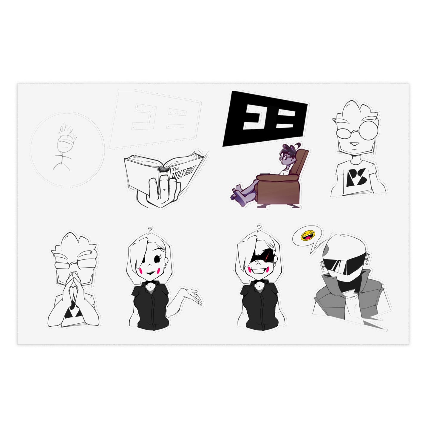 Skitairion Characters | Sticker Sheets | Set #1