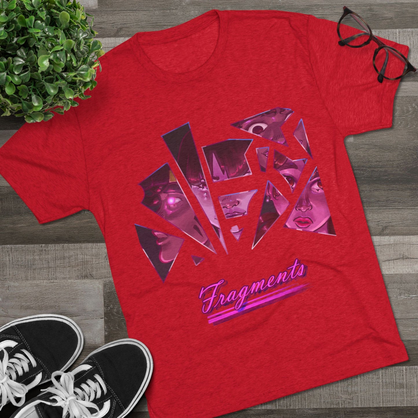 Fragments - Unisex Tri-Blend Crew Tee