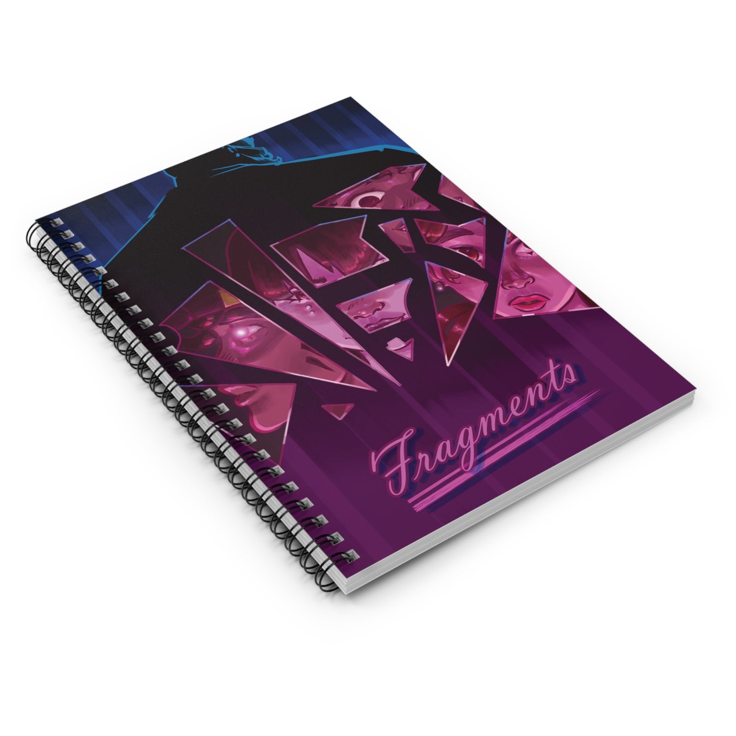 Fragments Spiral Notebook — Ruled Journal for Writers