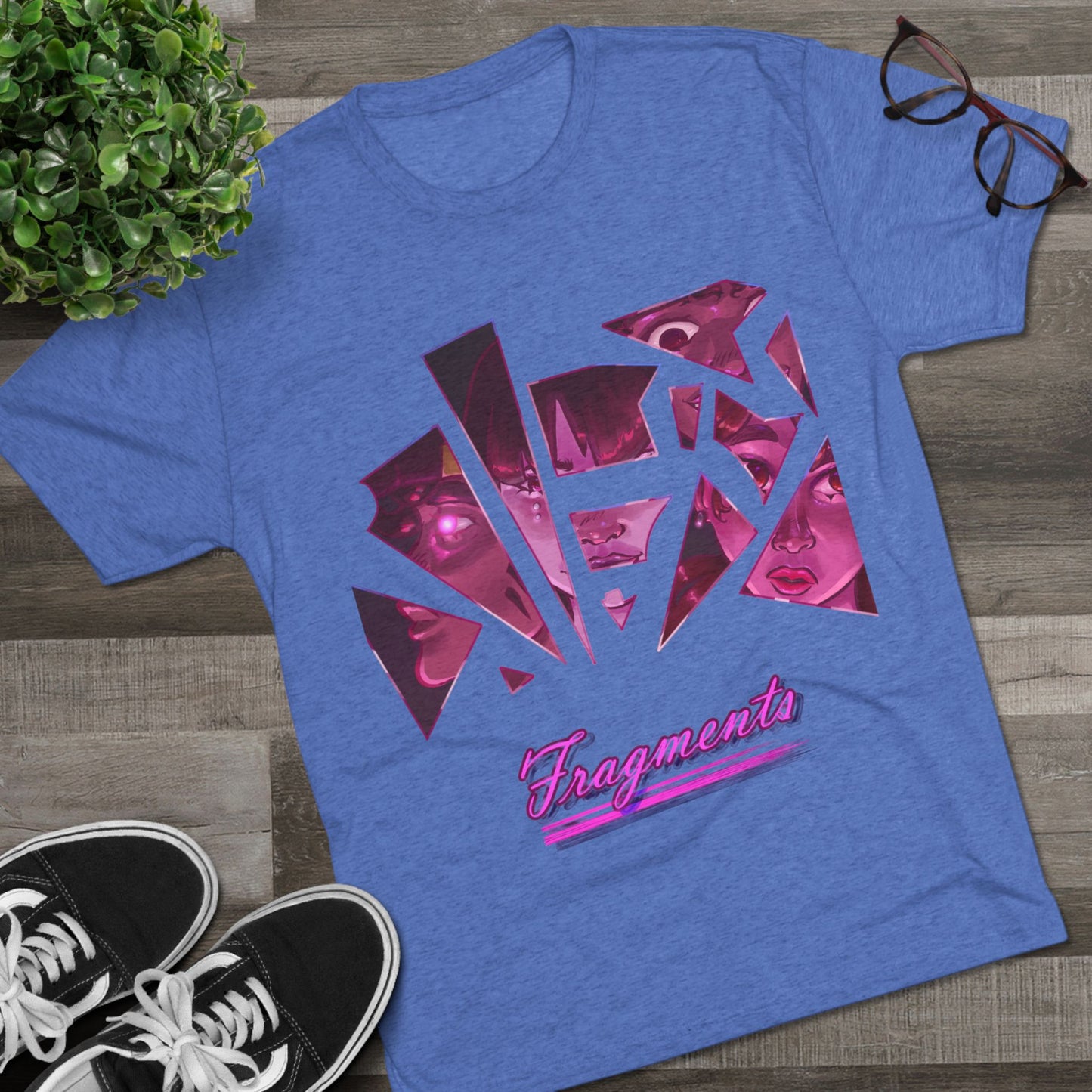 Fragments - Unisex Tri-Blend Crew Tee