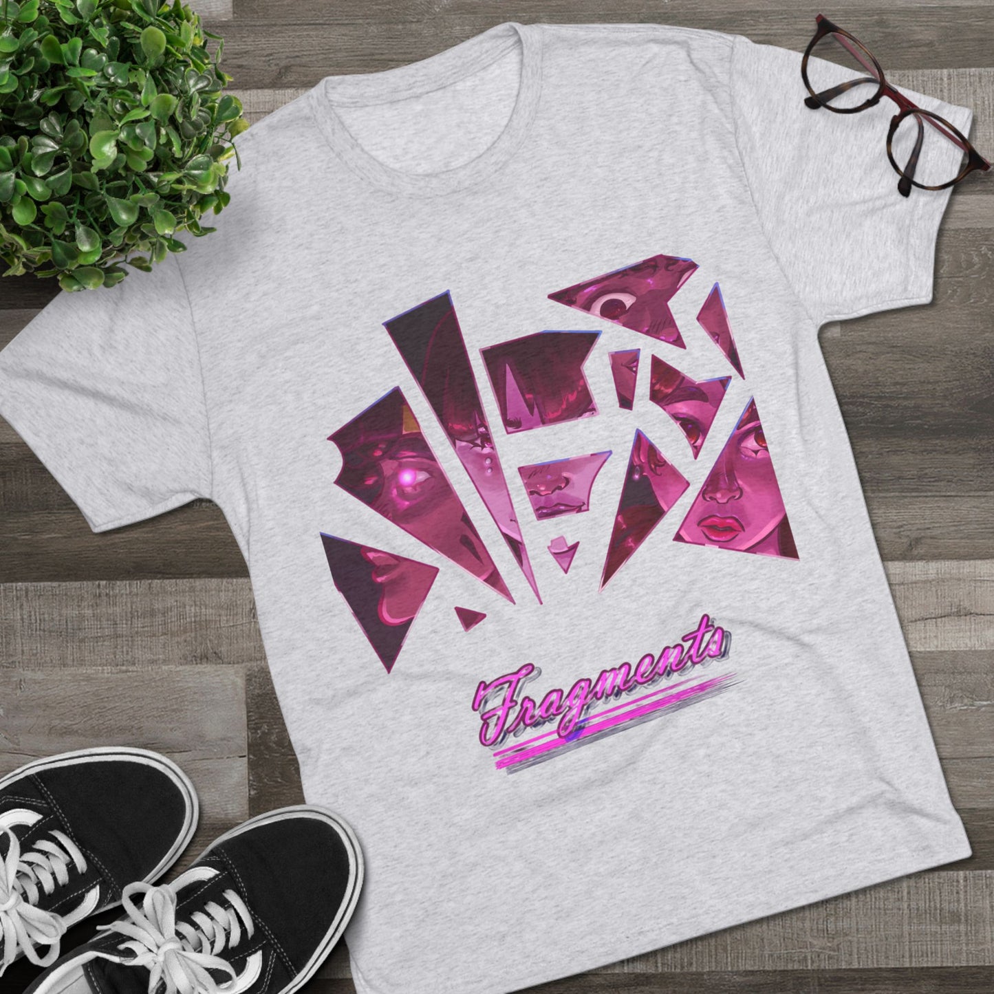 Fragments - Unisex Tri-Blend Crew Tee