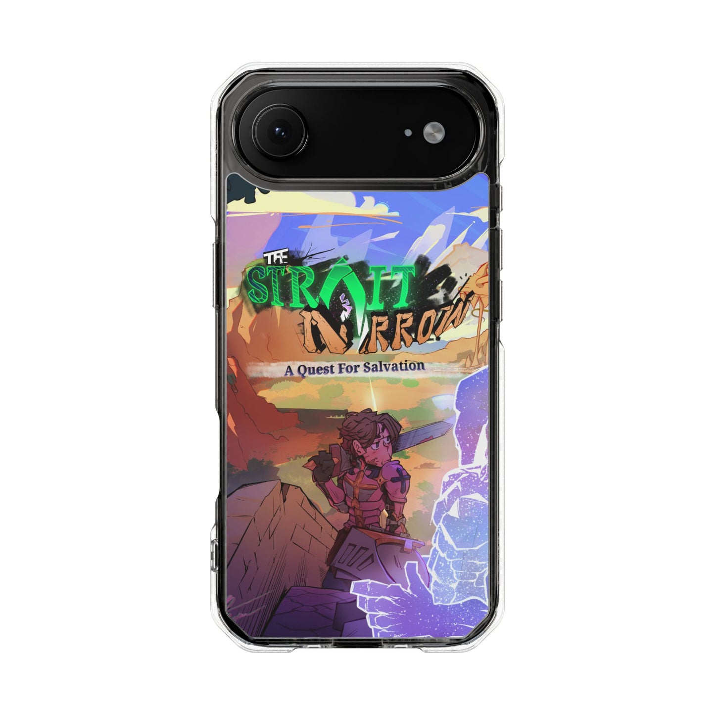 Strait and Narrow Phone Case | Magnetic Clear Impact Case