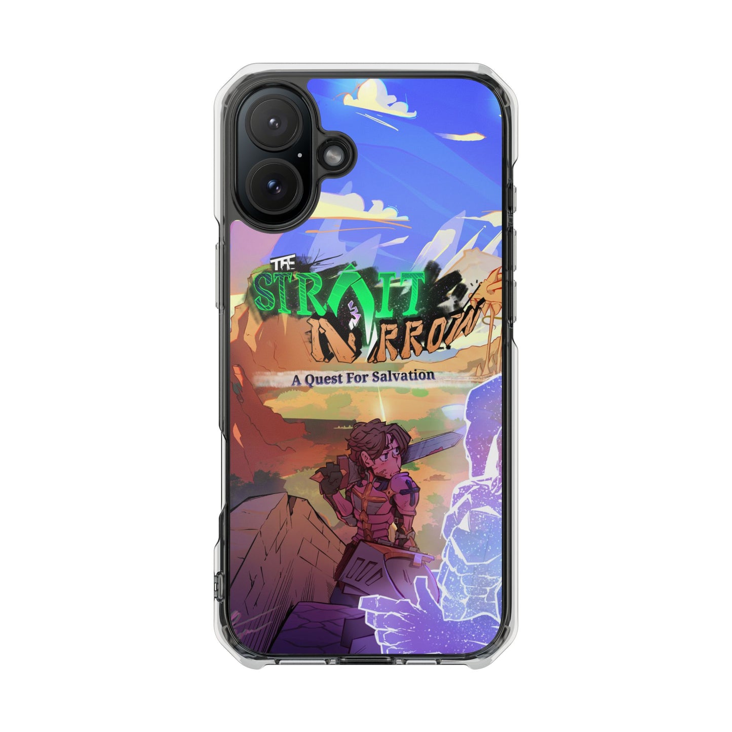 Strait and Narrow Phone Case | Magnetic Clear Impact Case