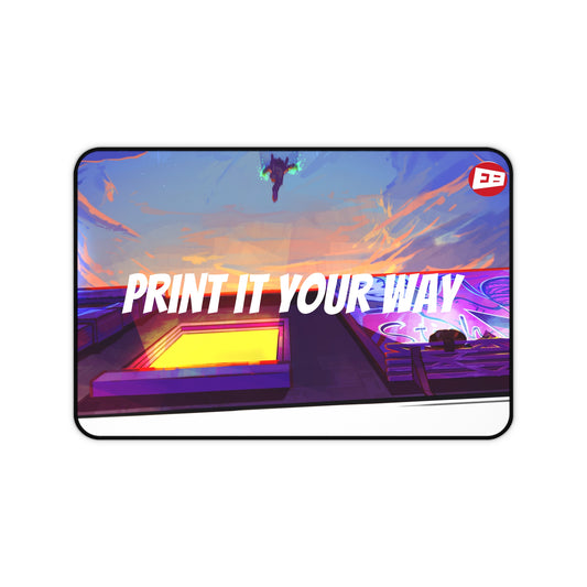 Fragments | Comic Panel Desk Mat