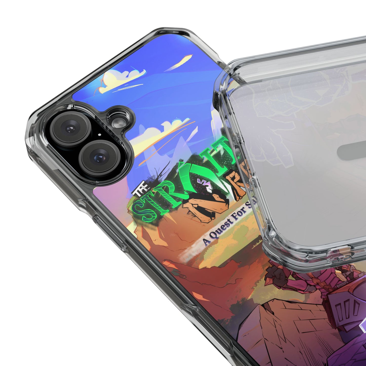 Strait and Narrow Phone Case | Magnetic Clear Impact Case