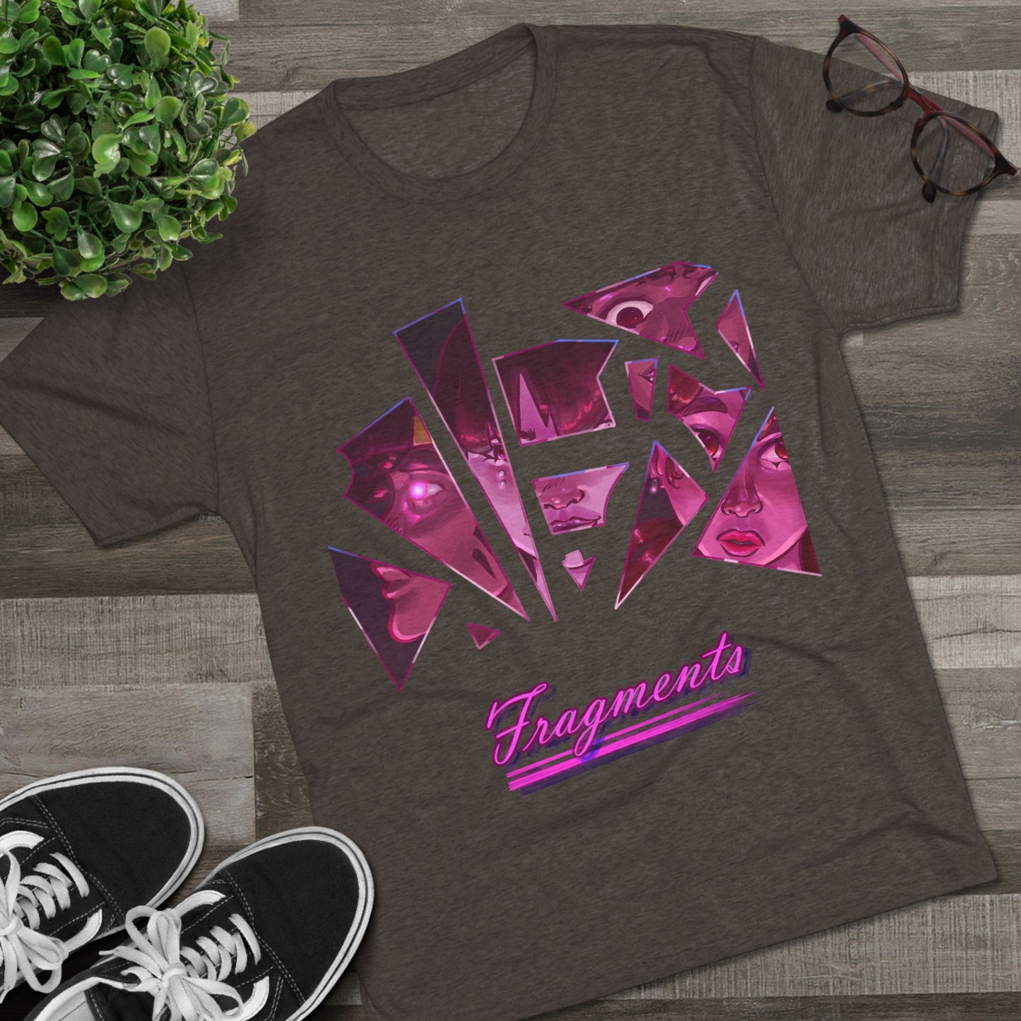 Fragments - Unisex Tri-Blend Crew Tee