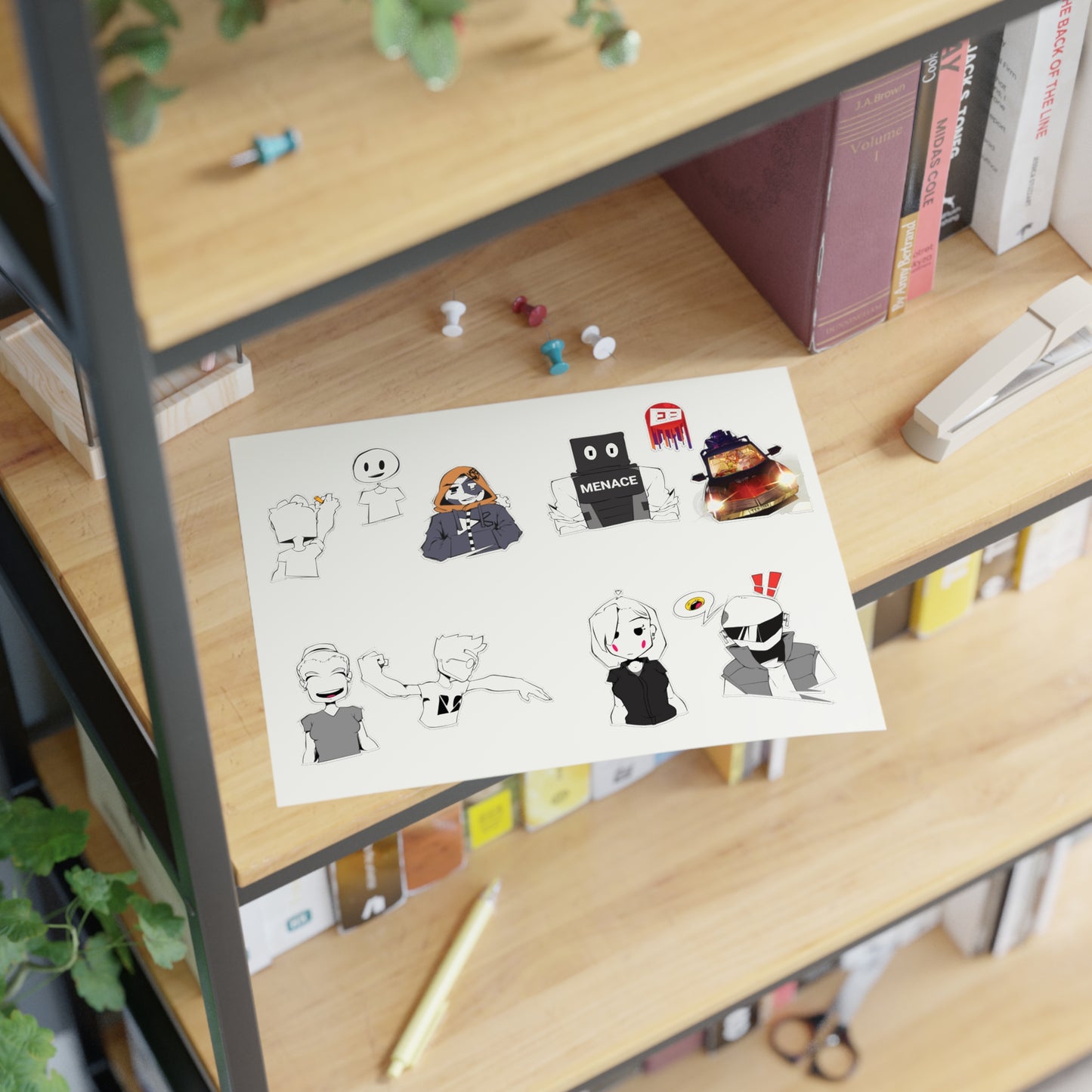 Skitairion Characters | Sticker Sheets | Set #2