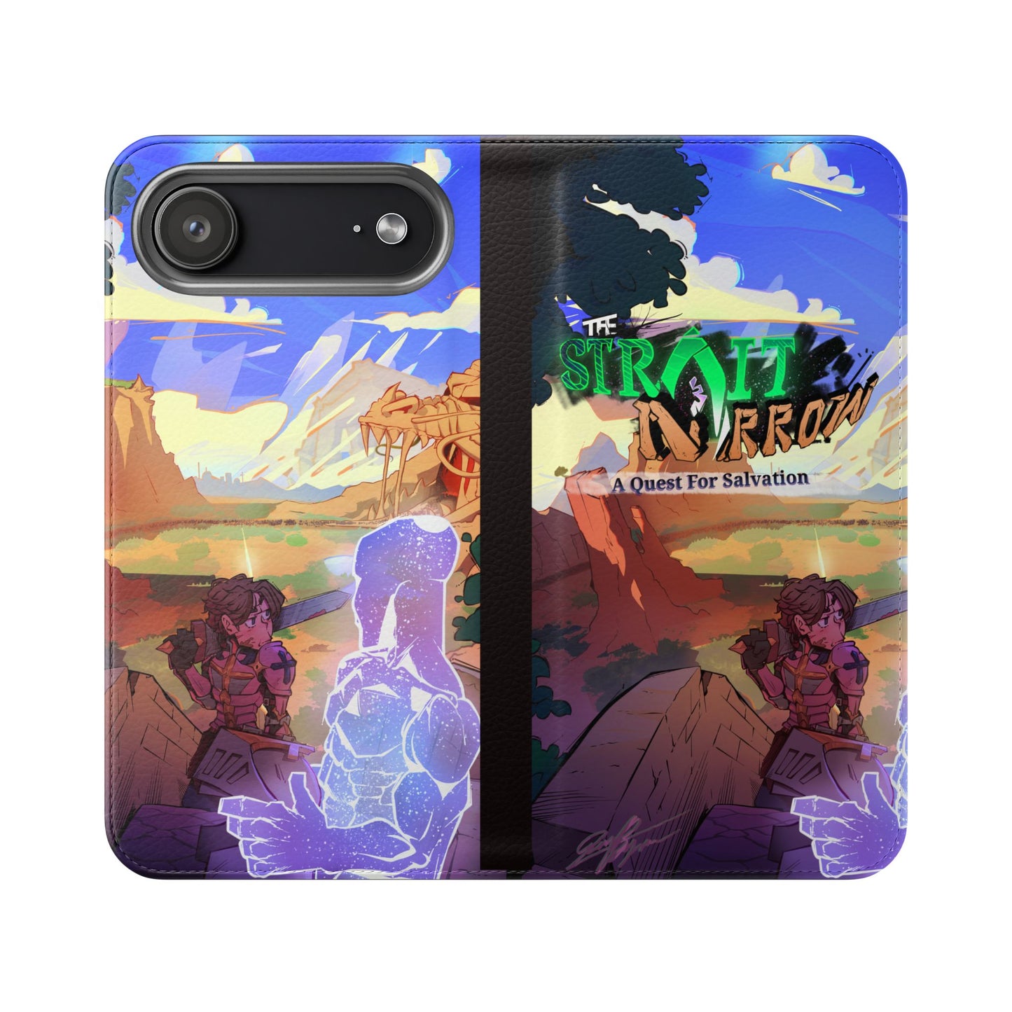 Strait and Narrow | Flip Phone Case
