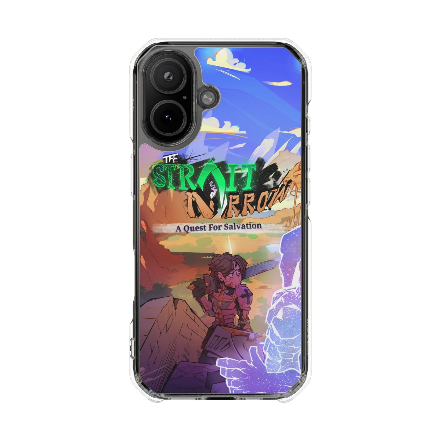 Strait and Narrow Phone Case | Magnetic Clear Impact Case