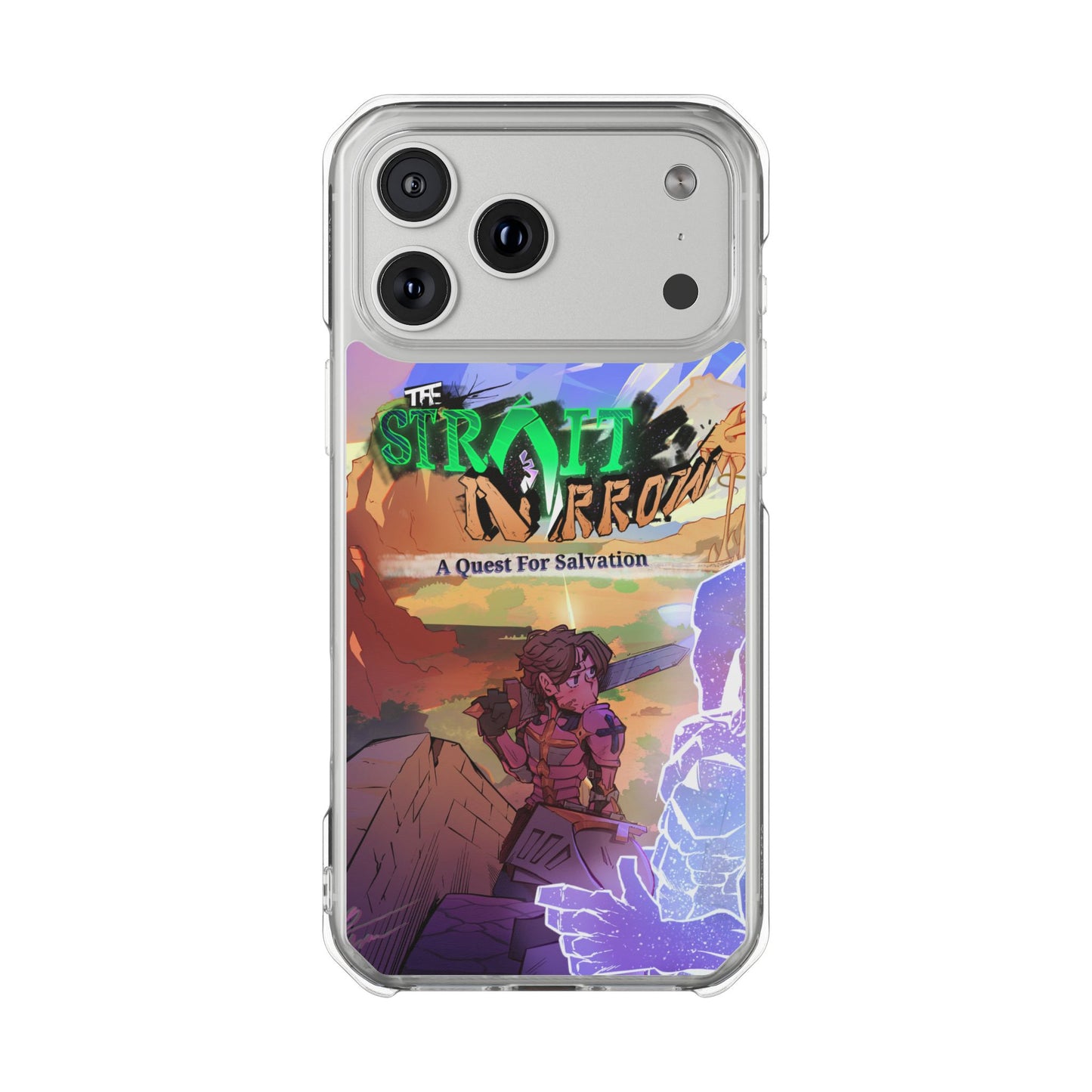 Strait and Narrow Phone Case | Magnetic Clear Impact Case
