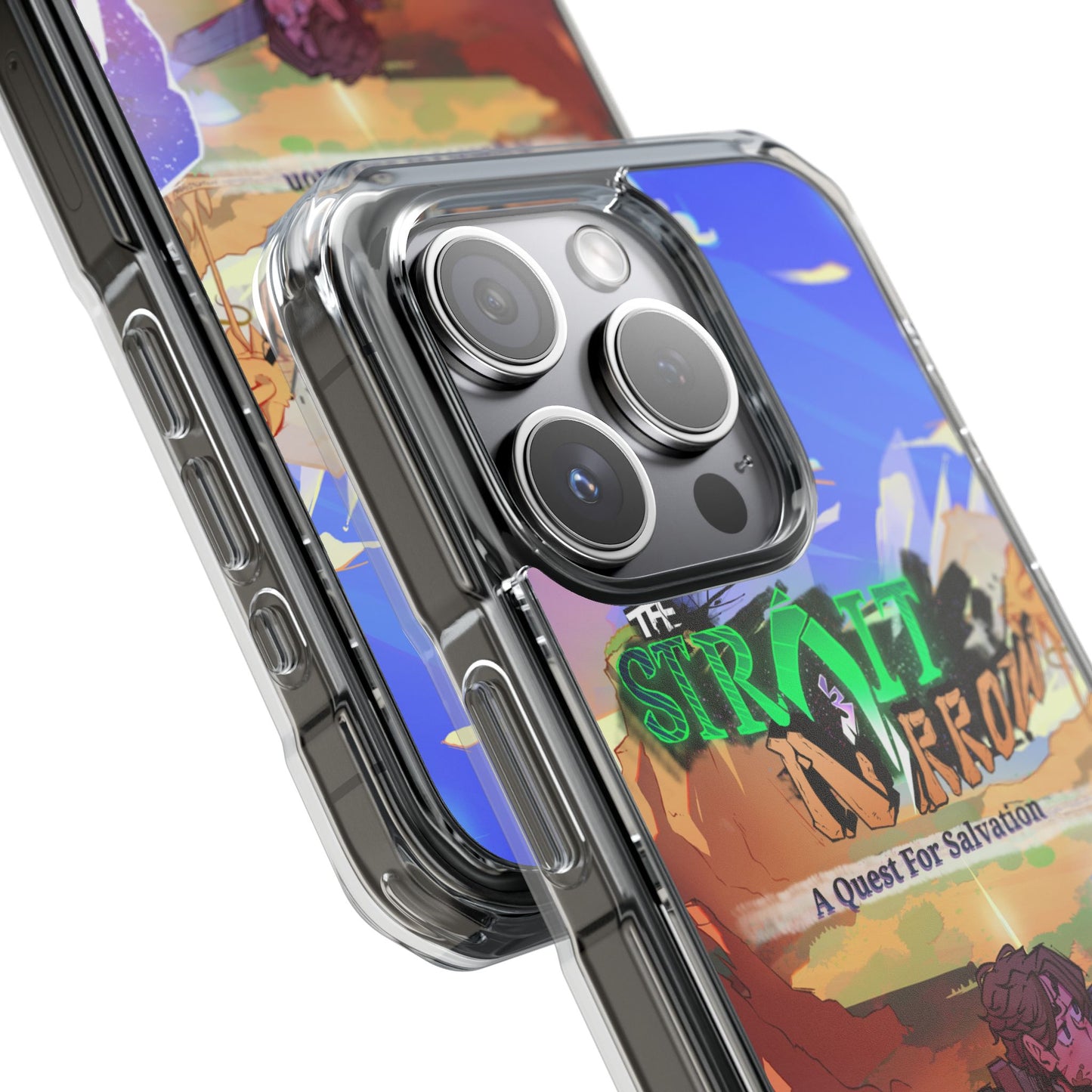 Strait and Narrow Phone Case | Magnetic Clear Impact Case