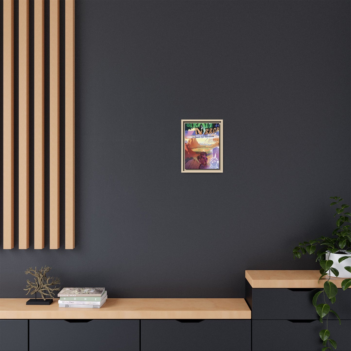 Strait and Narrow | Matte Canvas Wall Art (Framed)