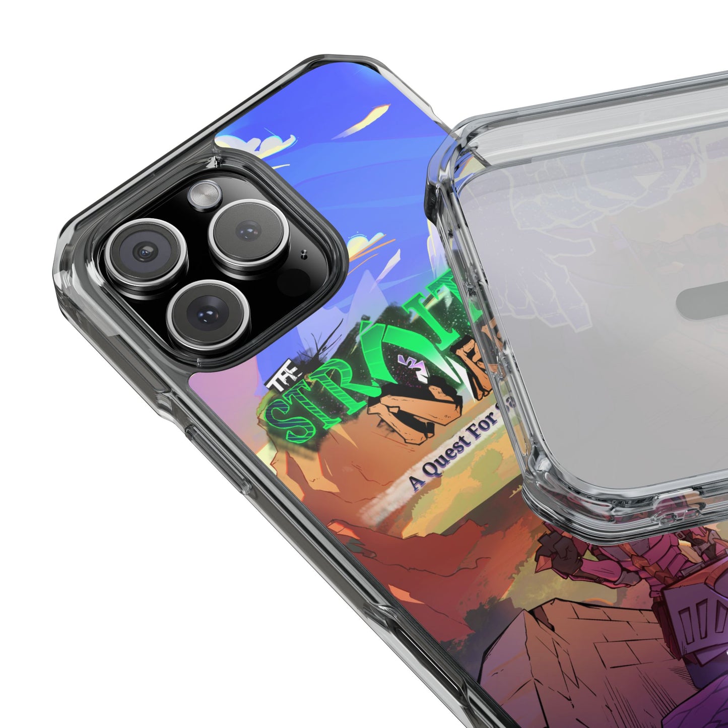 Strait and Narrow Phone Case | Magnetic Clear Impact Case