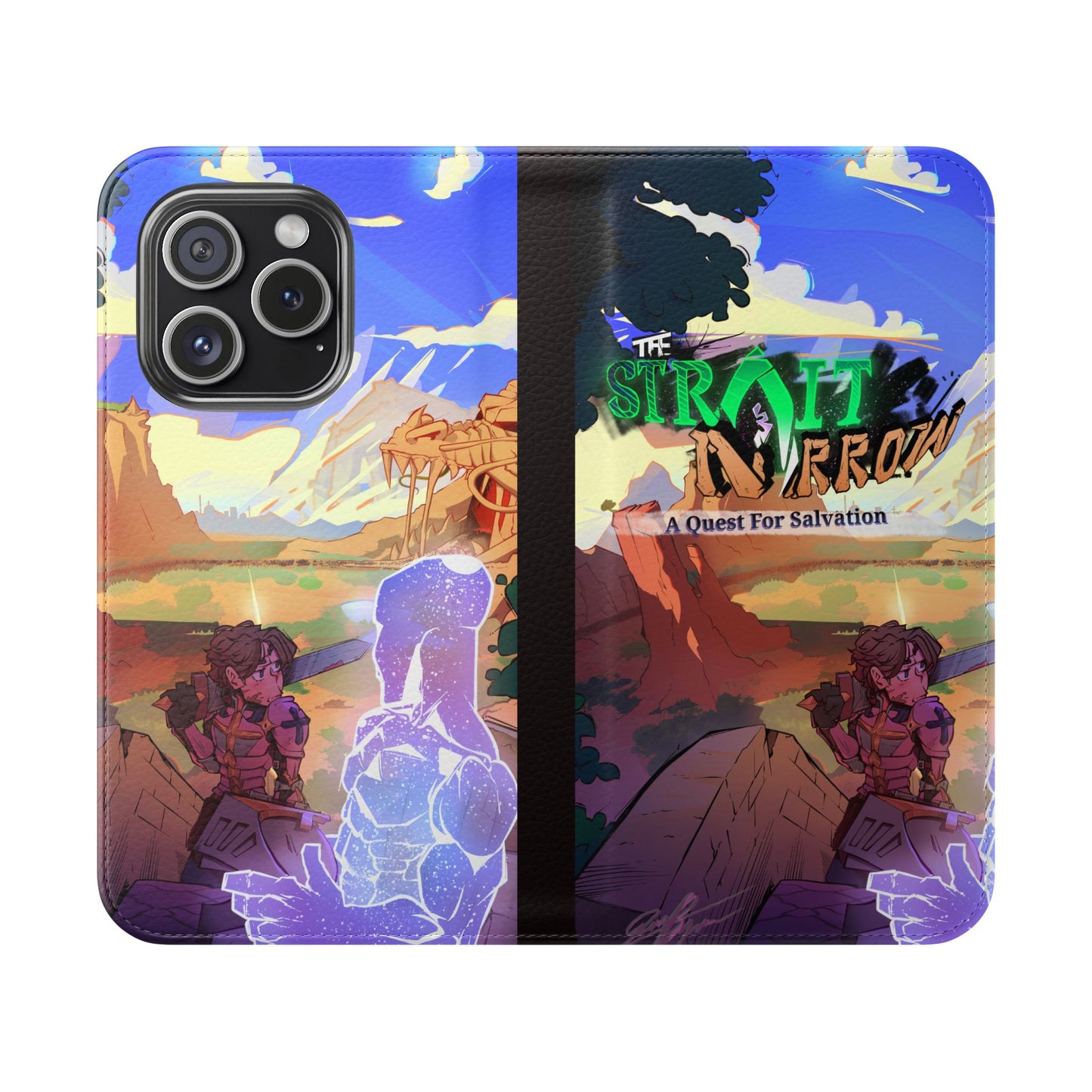 Strait and Narrow | Flip Phone Case