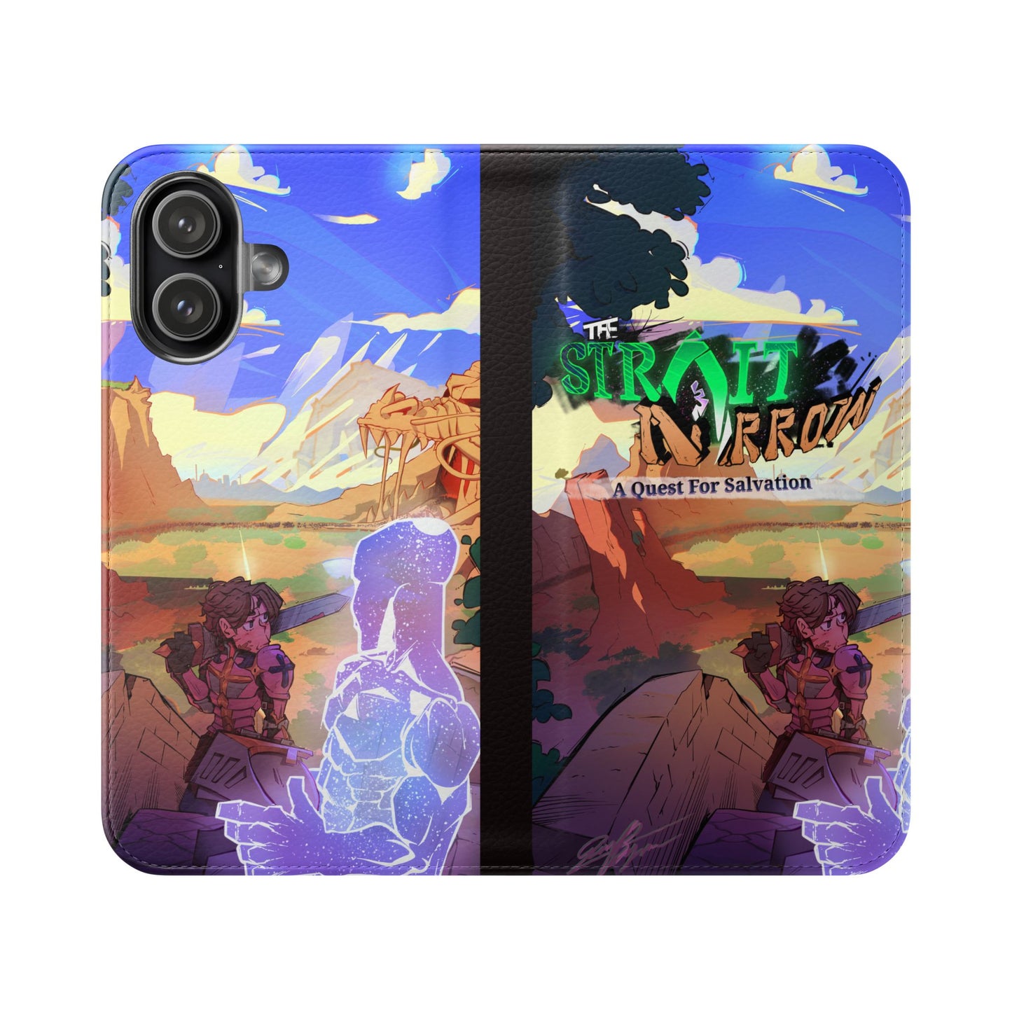 Strait and Narrow | Flip Phone Case