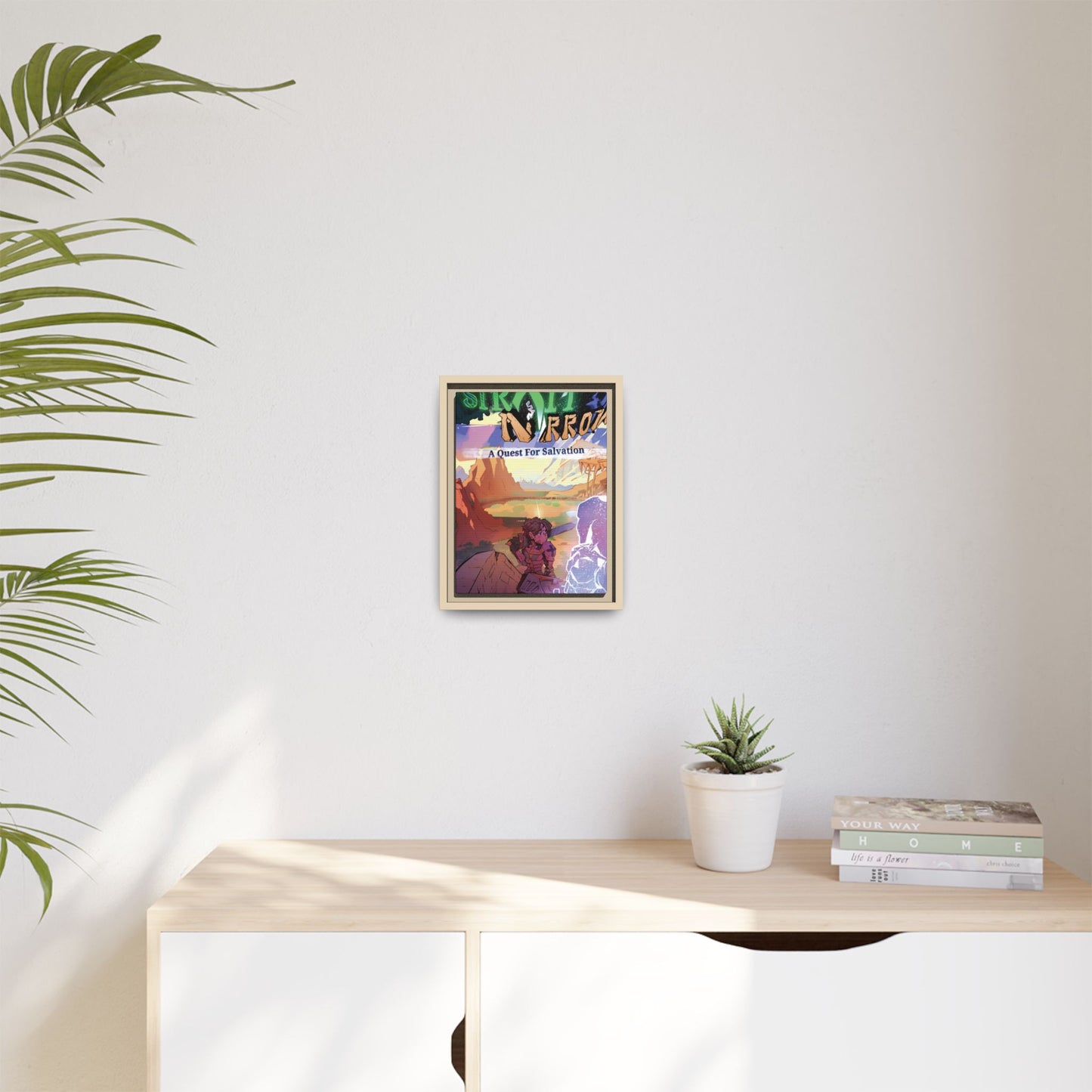 Strait and Narrow | Matte Canvas Wall Art (Framed)