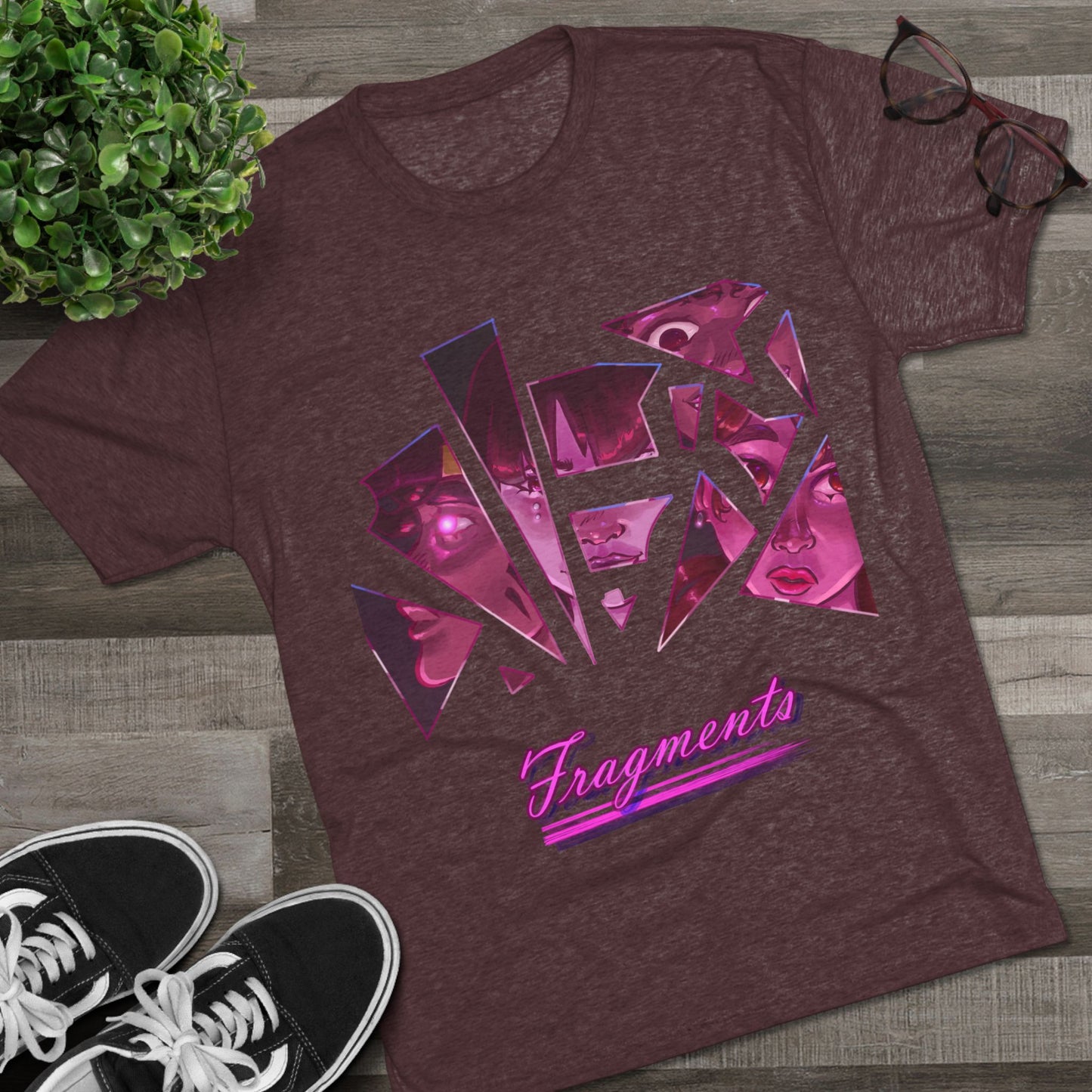 Fragments - Unisex Tri-Blend Crew Tee