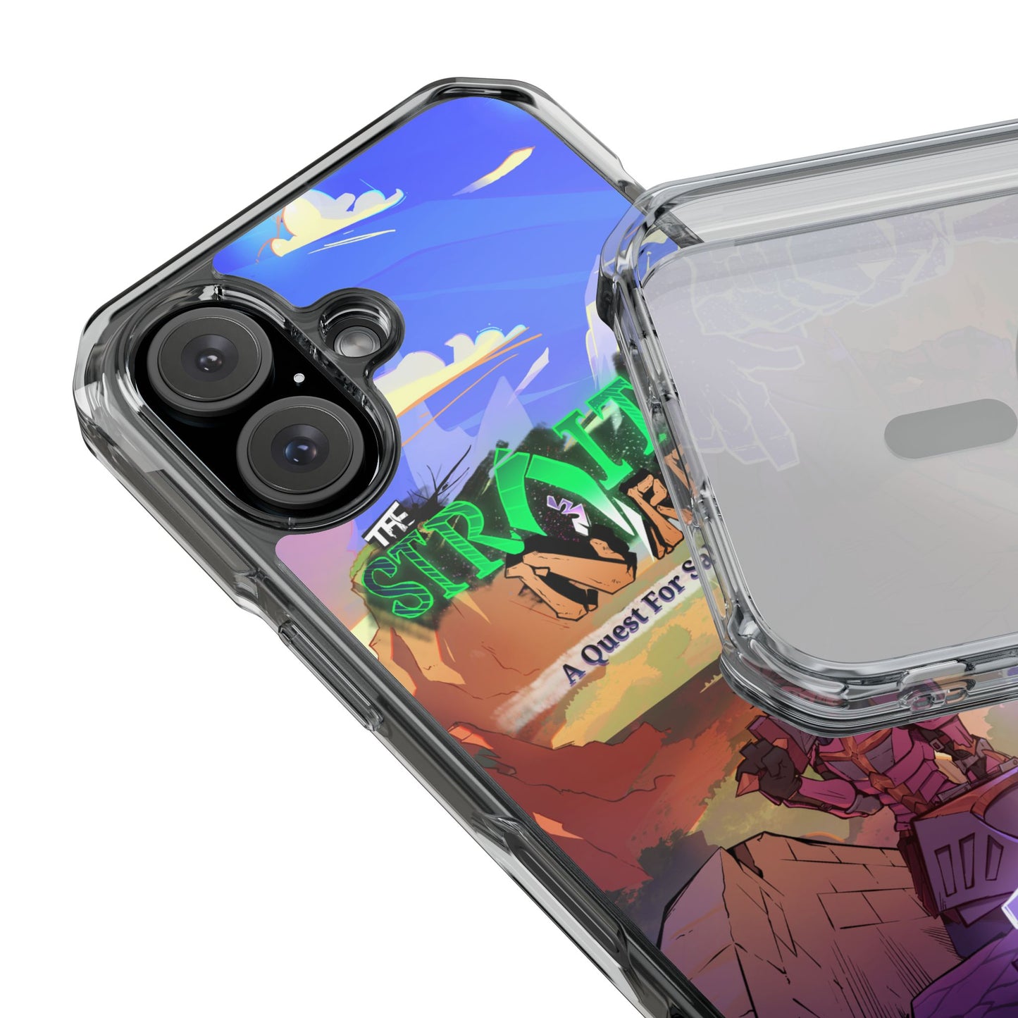 Strait and Narrow Phone Case | Magnetic Clear Impact Case