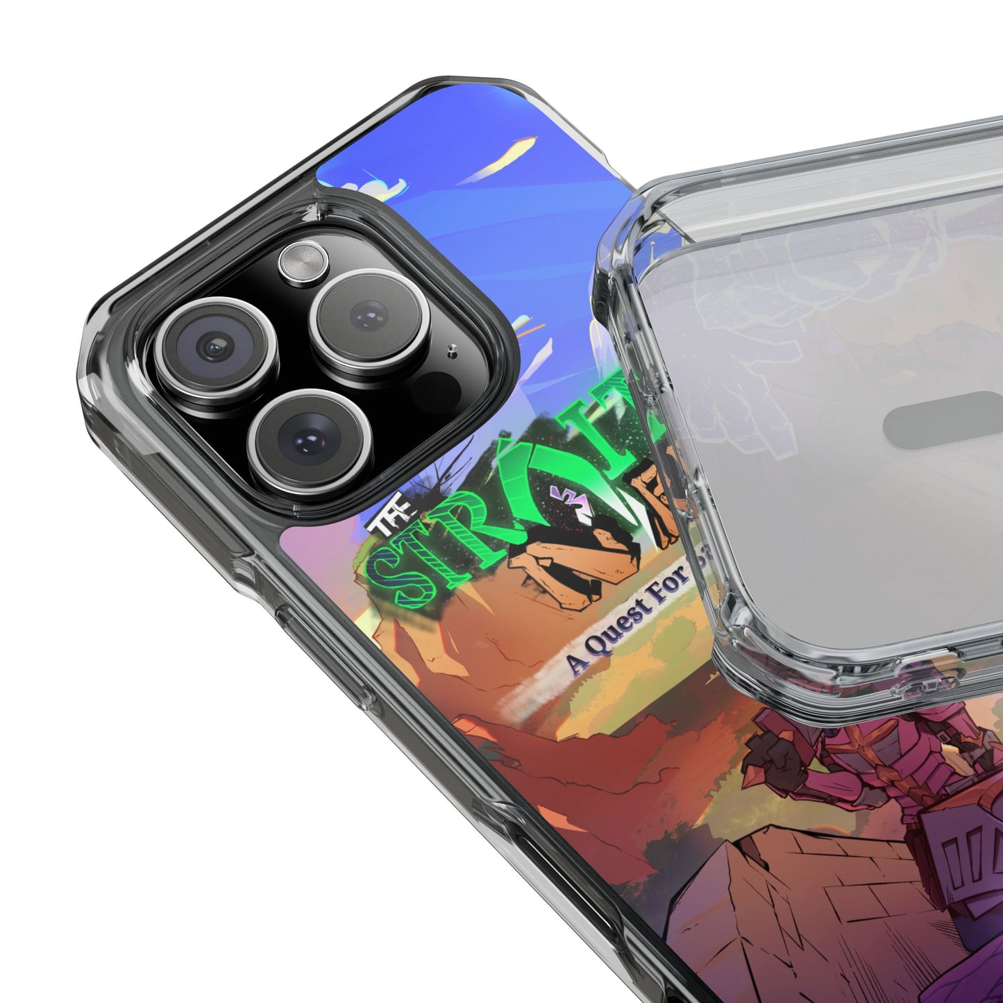 Strait and Narrow Phone Case | Magnetic Clear Impact Case